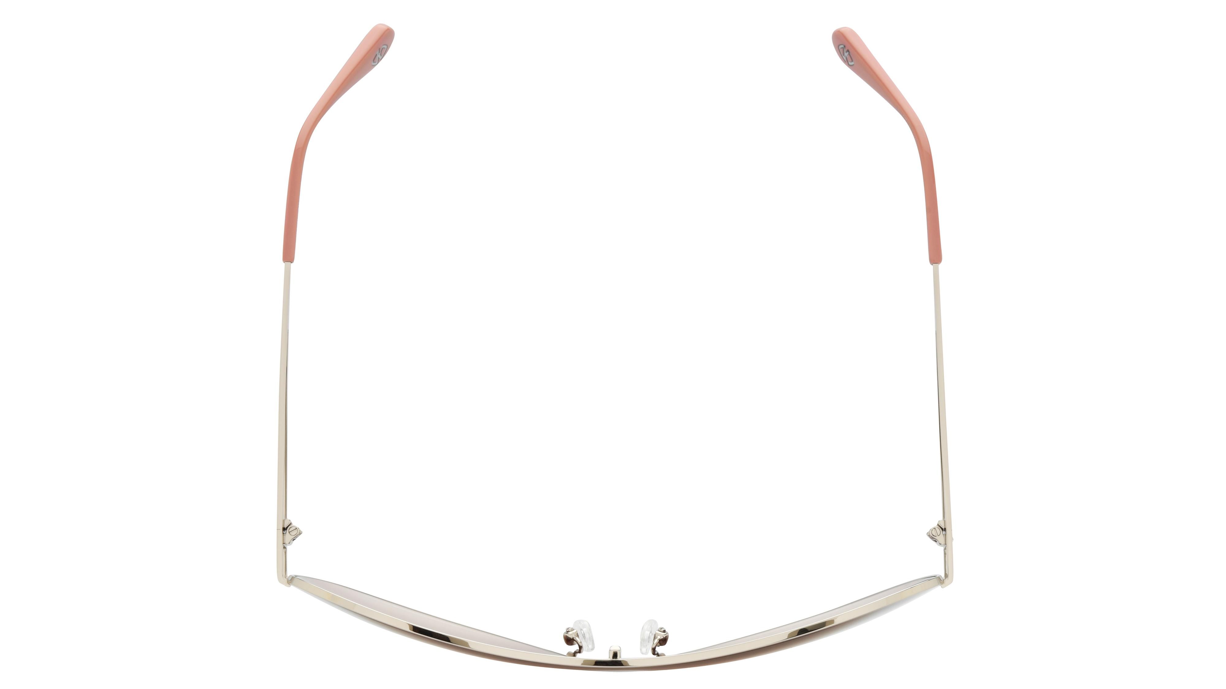 Lunettes de soleil Signature Krys Femme Argent Oversize Anastasia Dessus