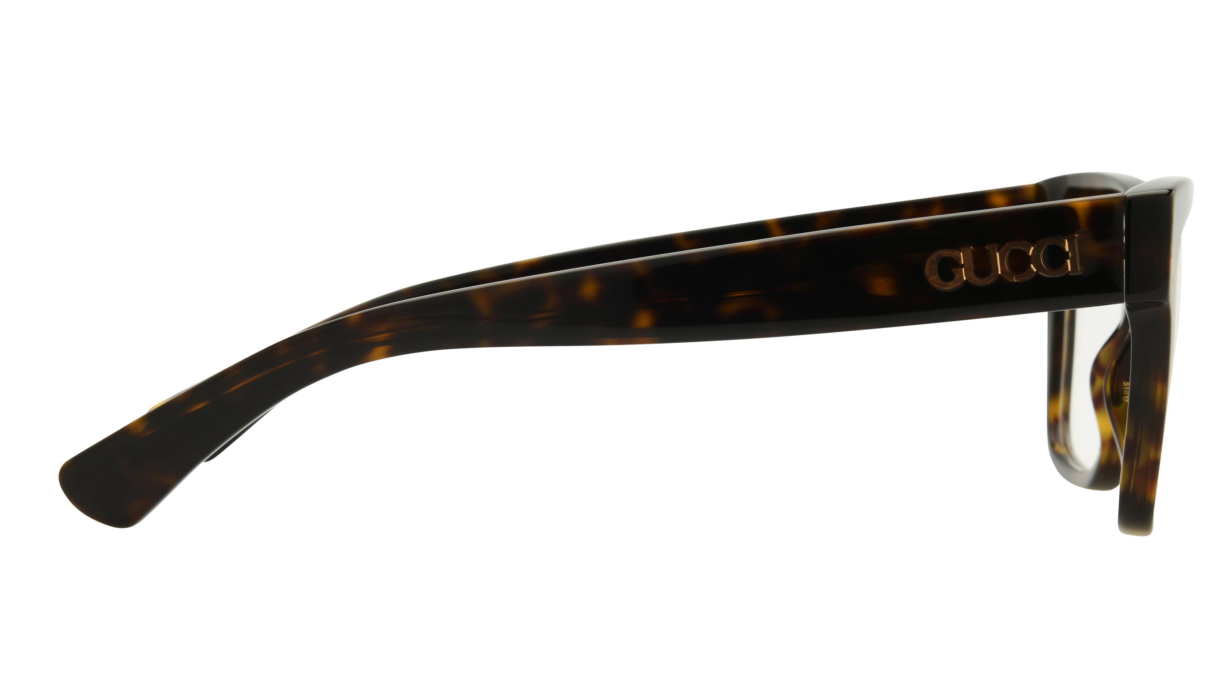 Lunettes de vue Gucci Homme Marron Ronde gg1791o Droite
