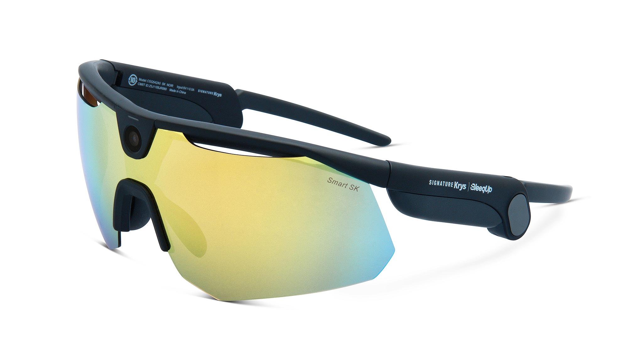 Lunettes de soleil Smart Signature Krys Mixte Noir Sport Cgq542A0Sk Droite