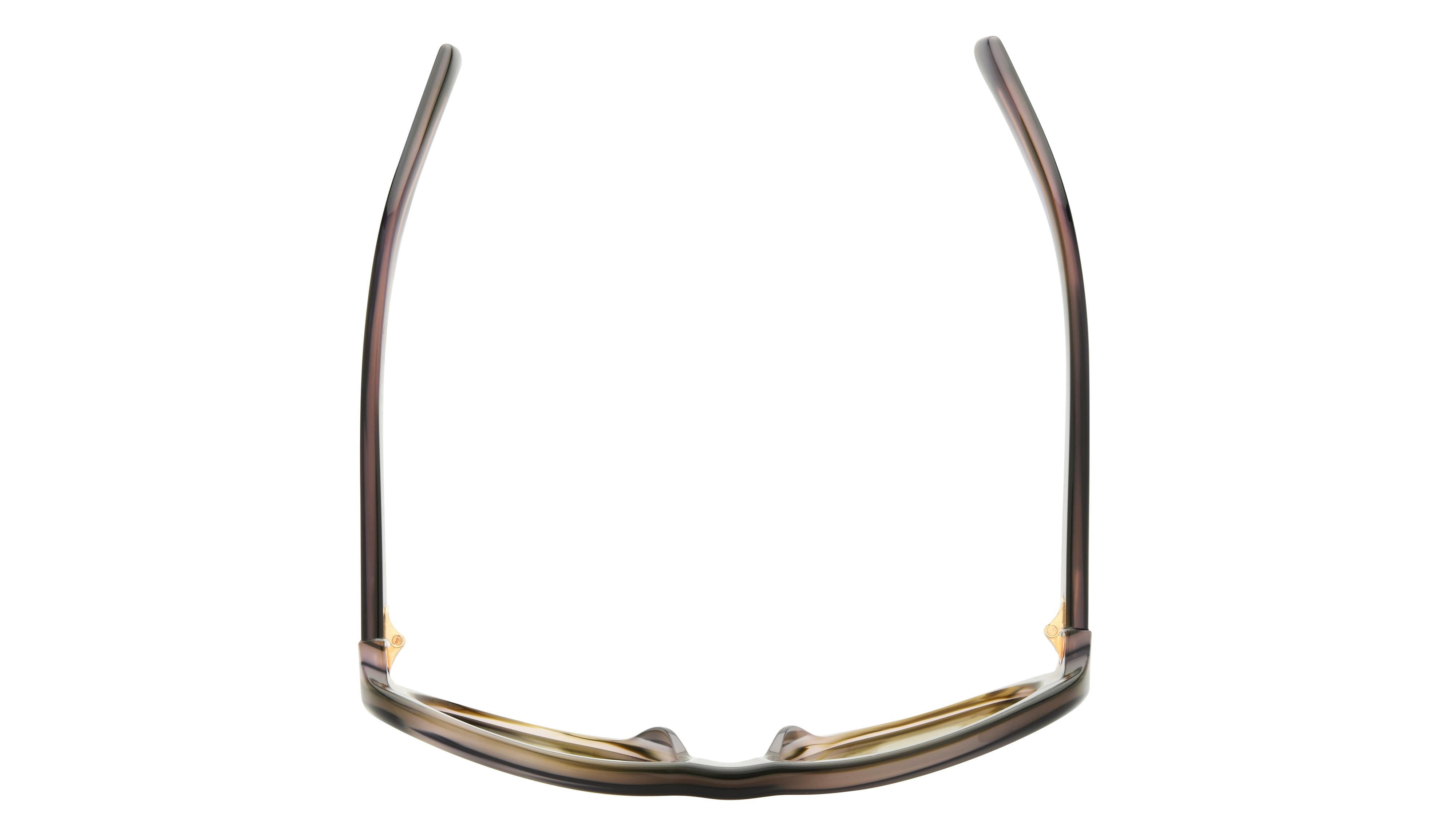 Lunettes de vue Prada Femme Marron Aviateur Prc05S Dessus