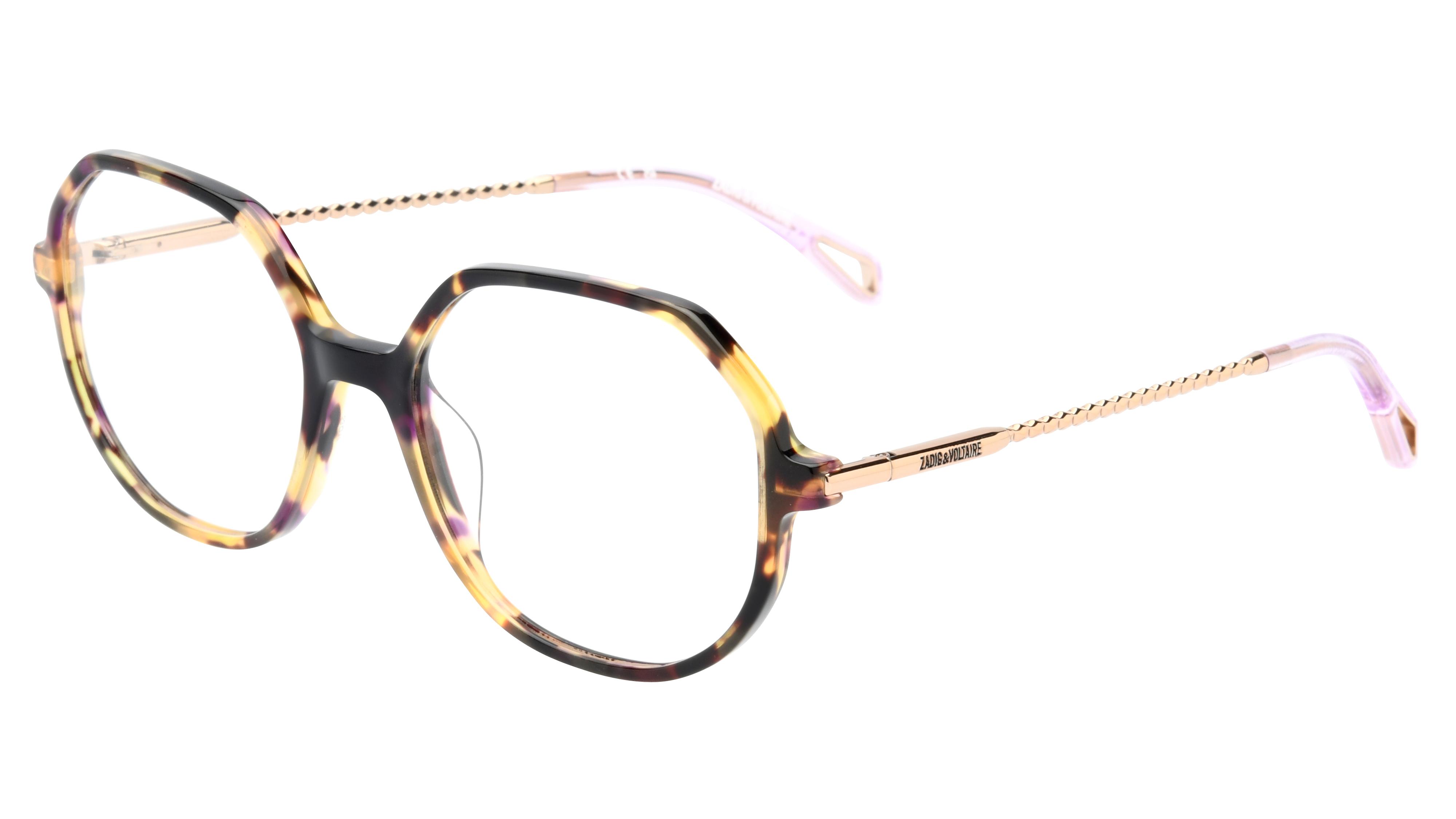 Lunettes de vue Zadig Voltaire Vzv382 0Aen Ecaille Clair Carre Krys
