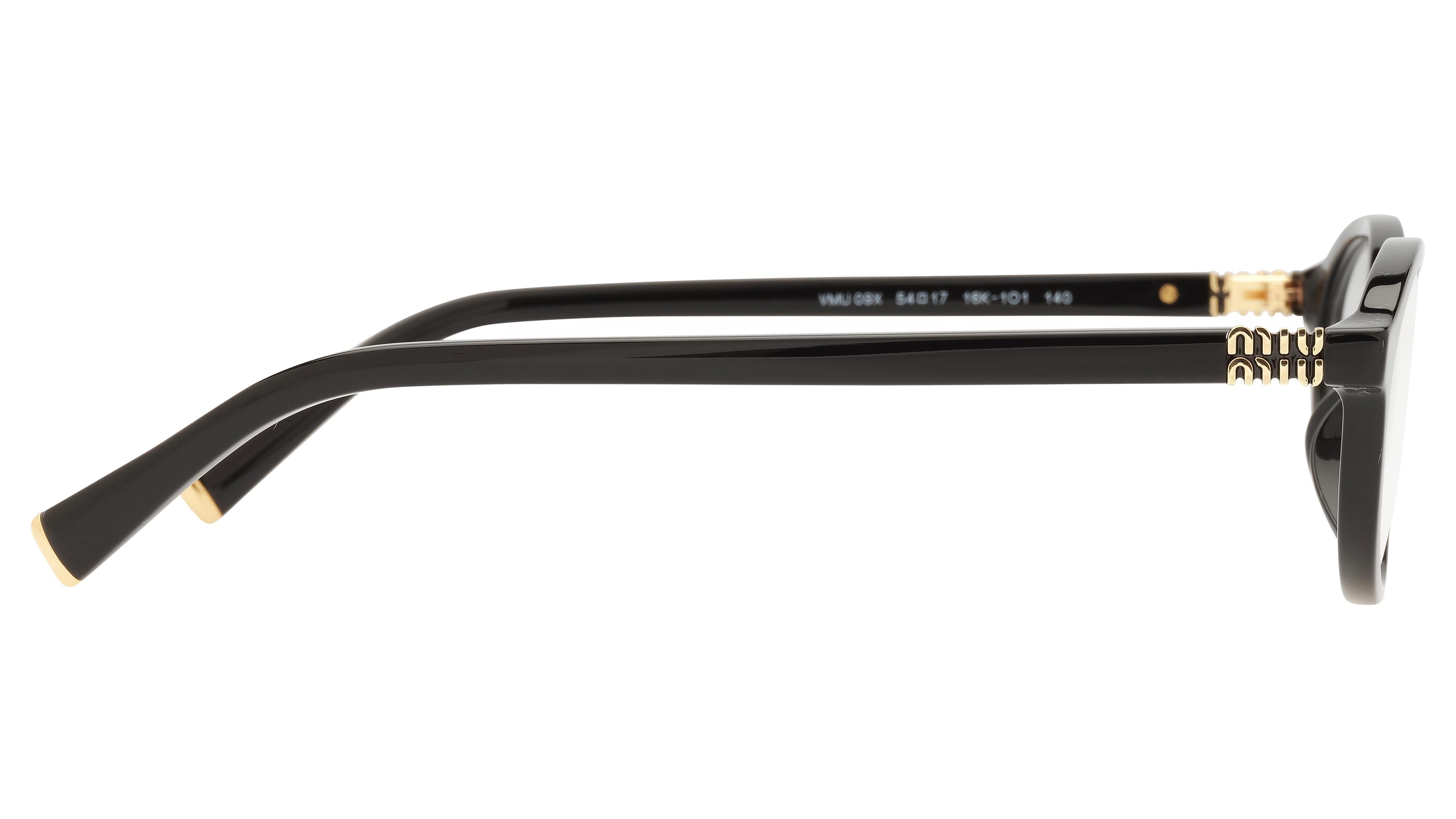 Lunettes de vue Miu Miu Femme Noir Ovale Mu Droite