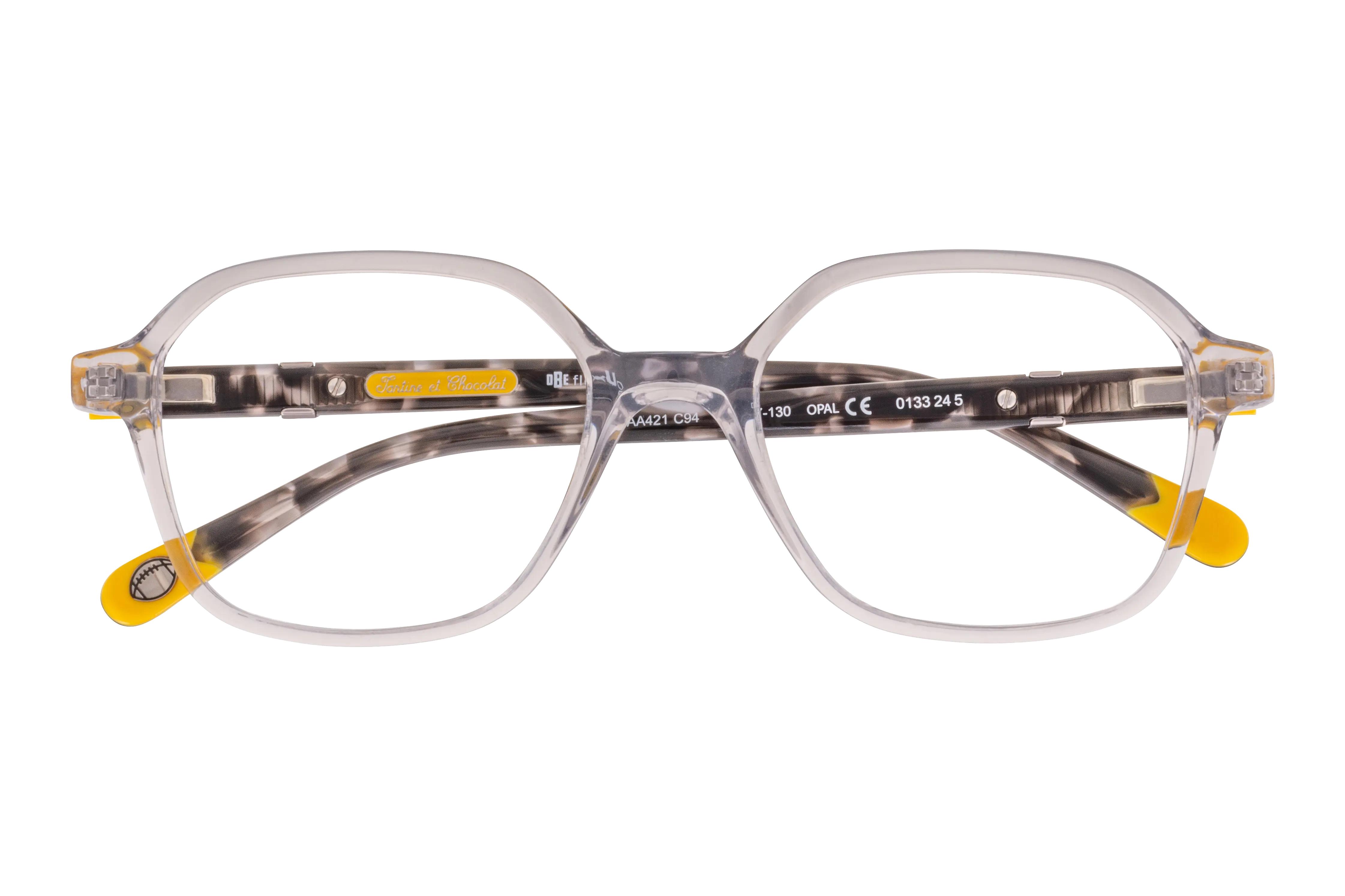 Lunettes de vue Tartine et Chocolat  Gris Carré TCAA421C94 Face