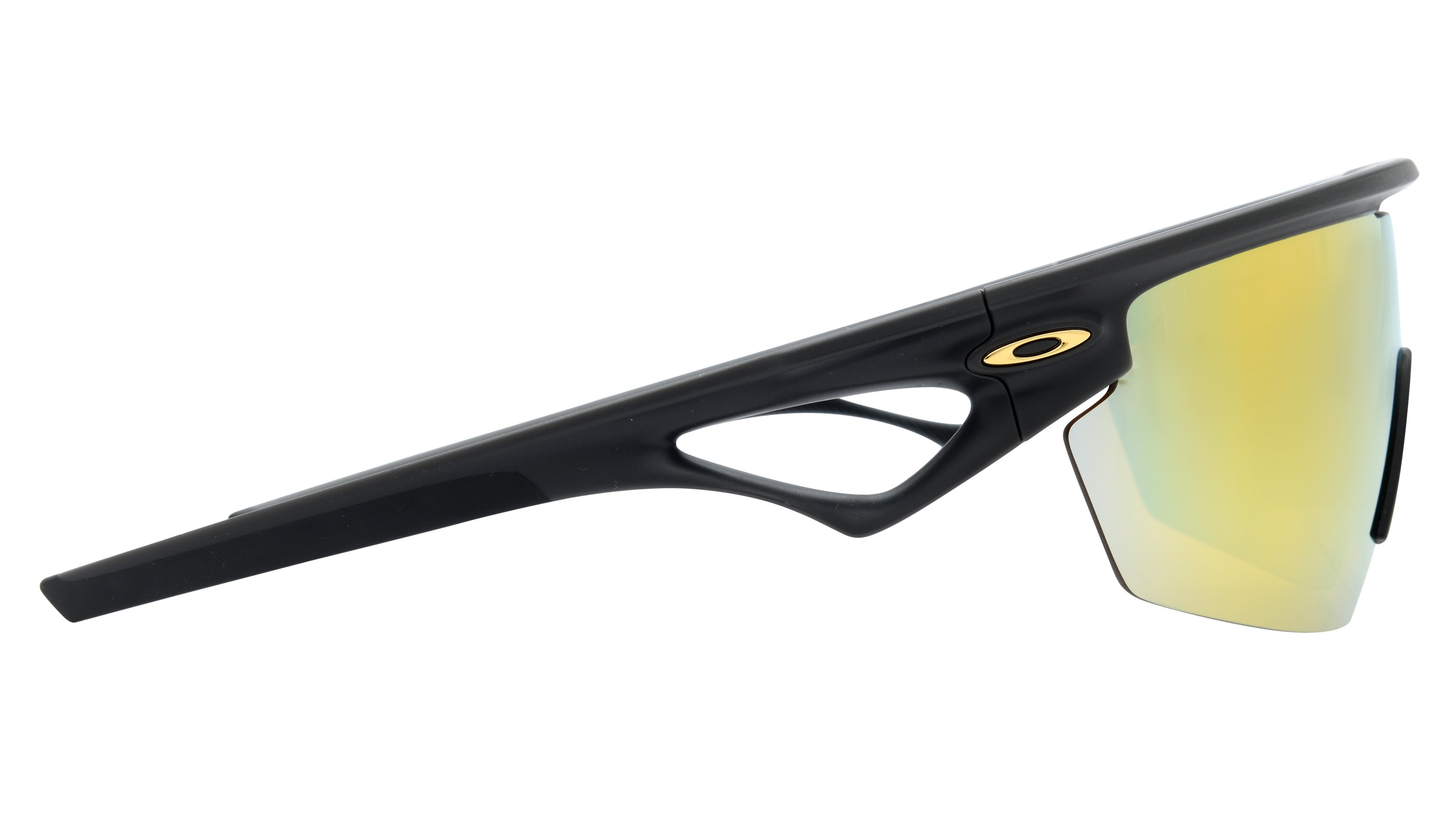 Lunettes de soleil Oakley Mixte Noir Rectangle Oo9403 Droite