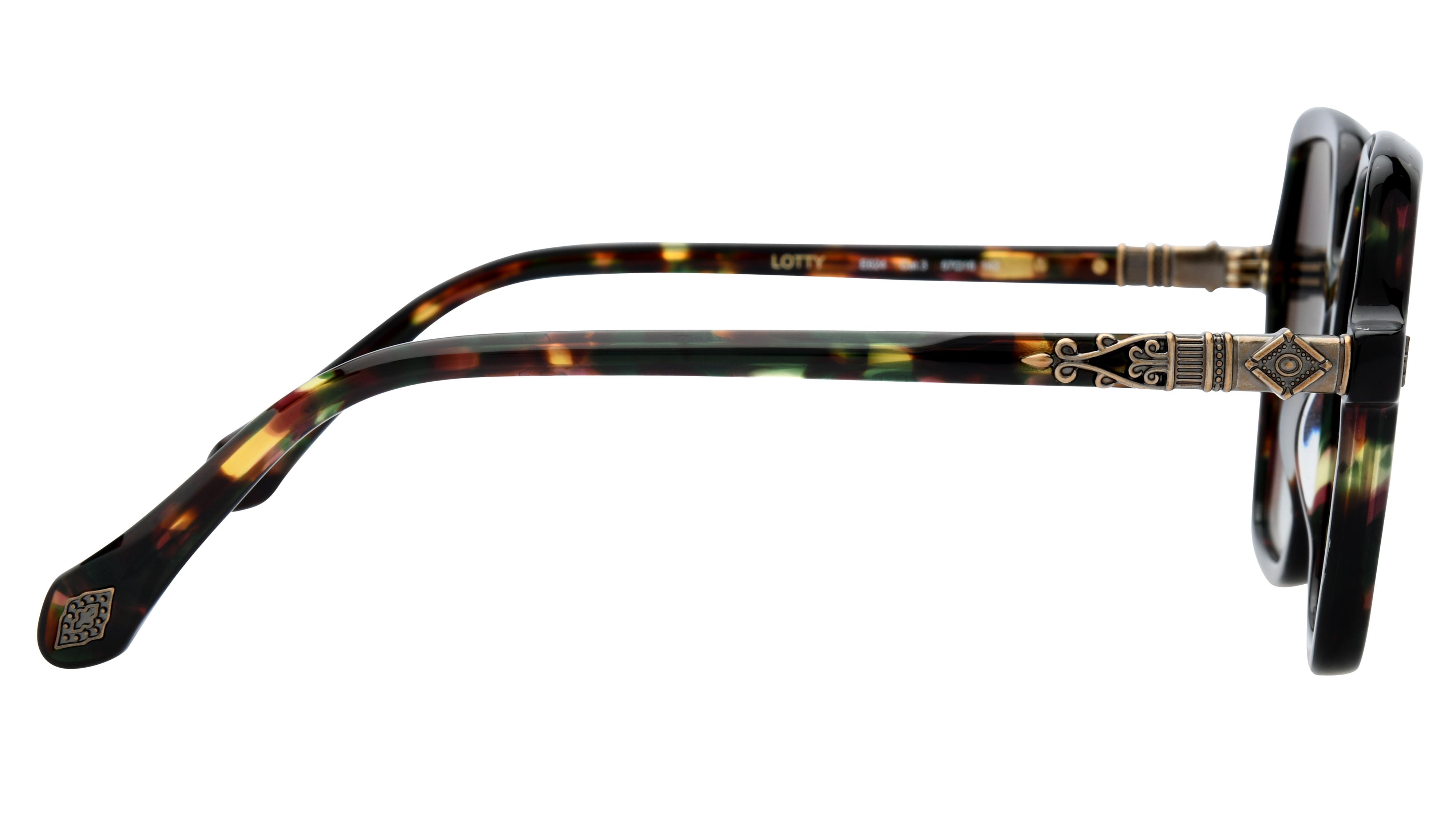 Lunettes de soleil ba&sh Femme Écaille Papillon Lotty Droite