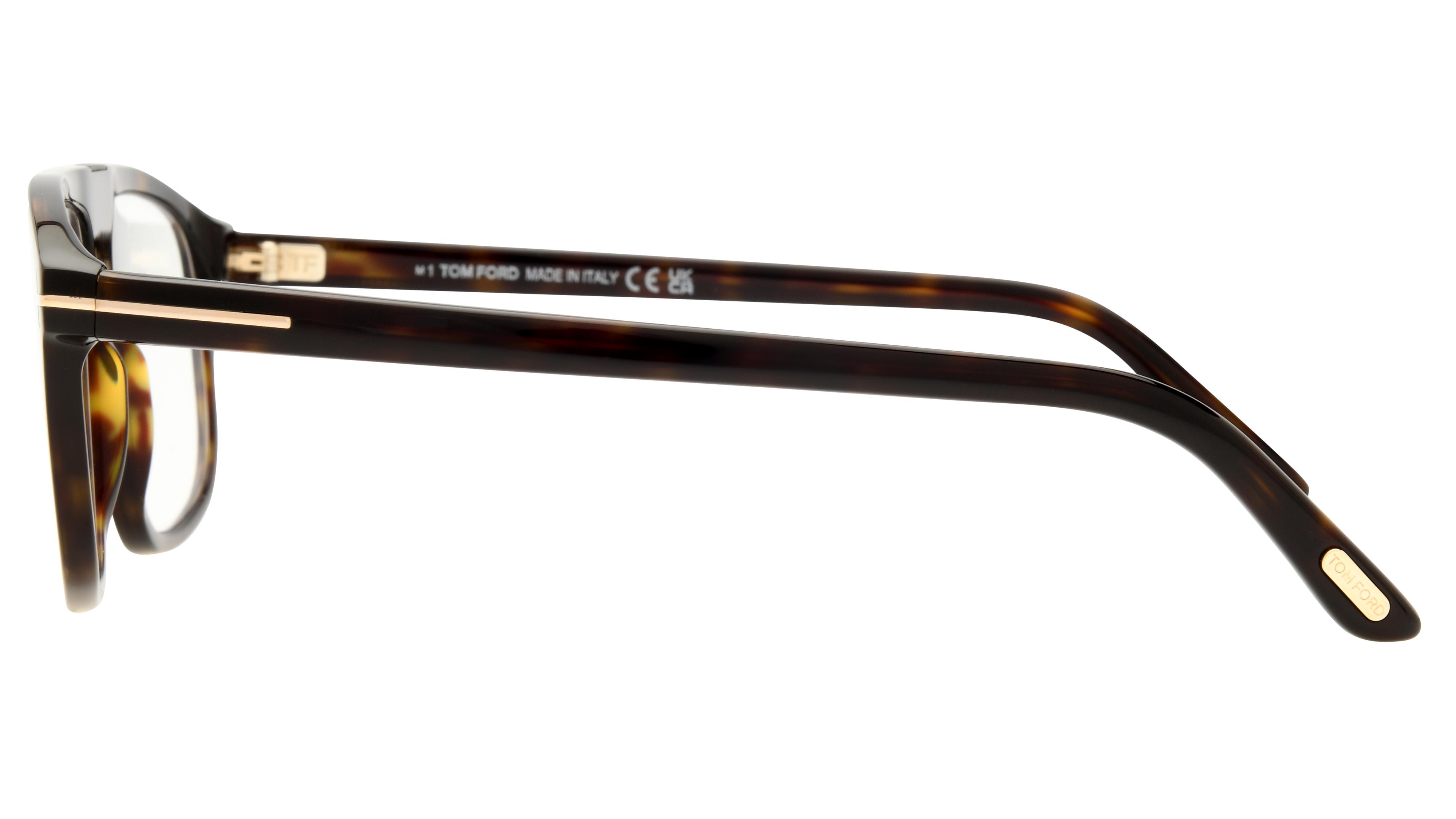 Lunettes de vue Tom Ford Femme Marron Aviateur Tf5901-B-N Gauche