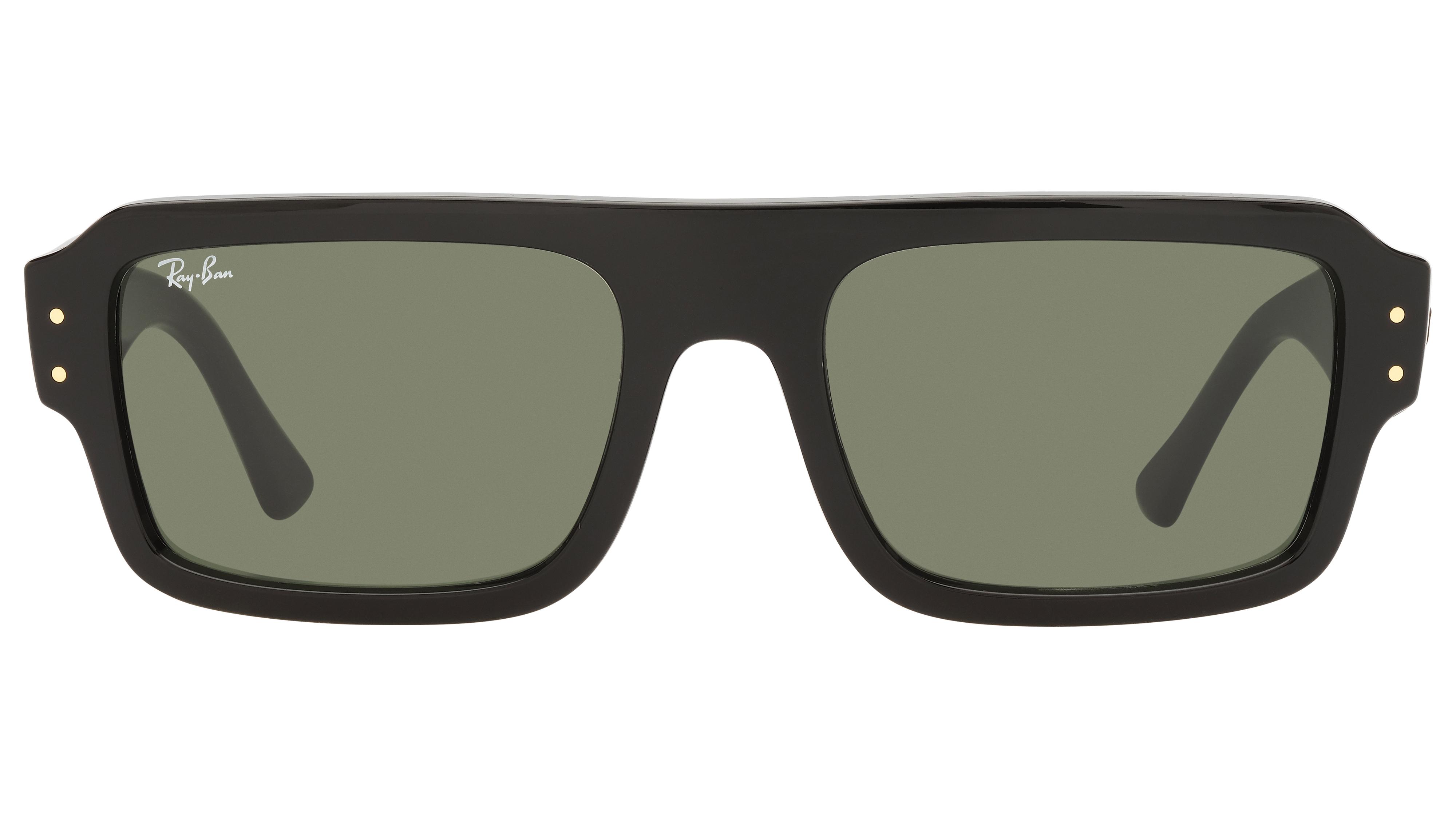 Lunettes de soleil Ray-Ban Mixte Noir Rectangle rb4454 Face