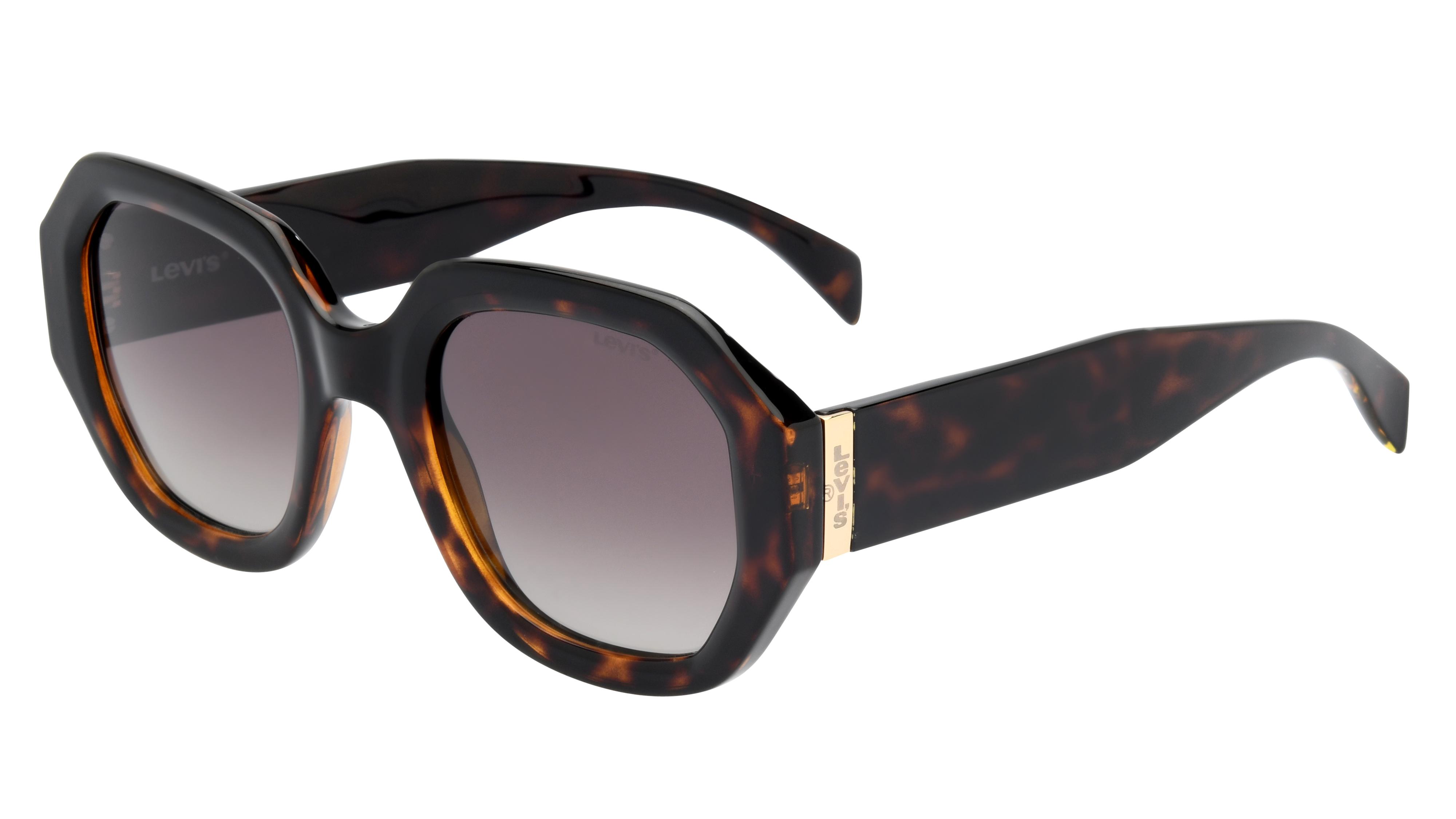 Lunettes de soleil Levi's Femme Écaille Rectangle Lv1066/S Trois-Quart
