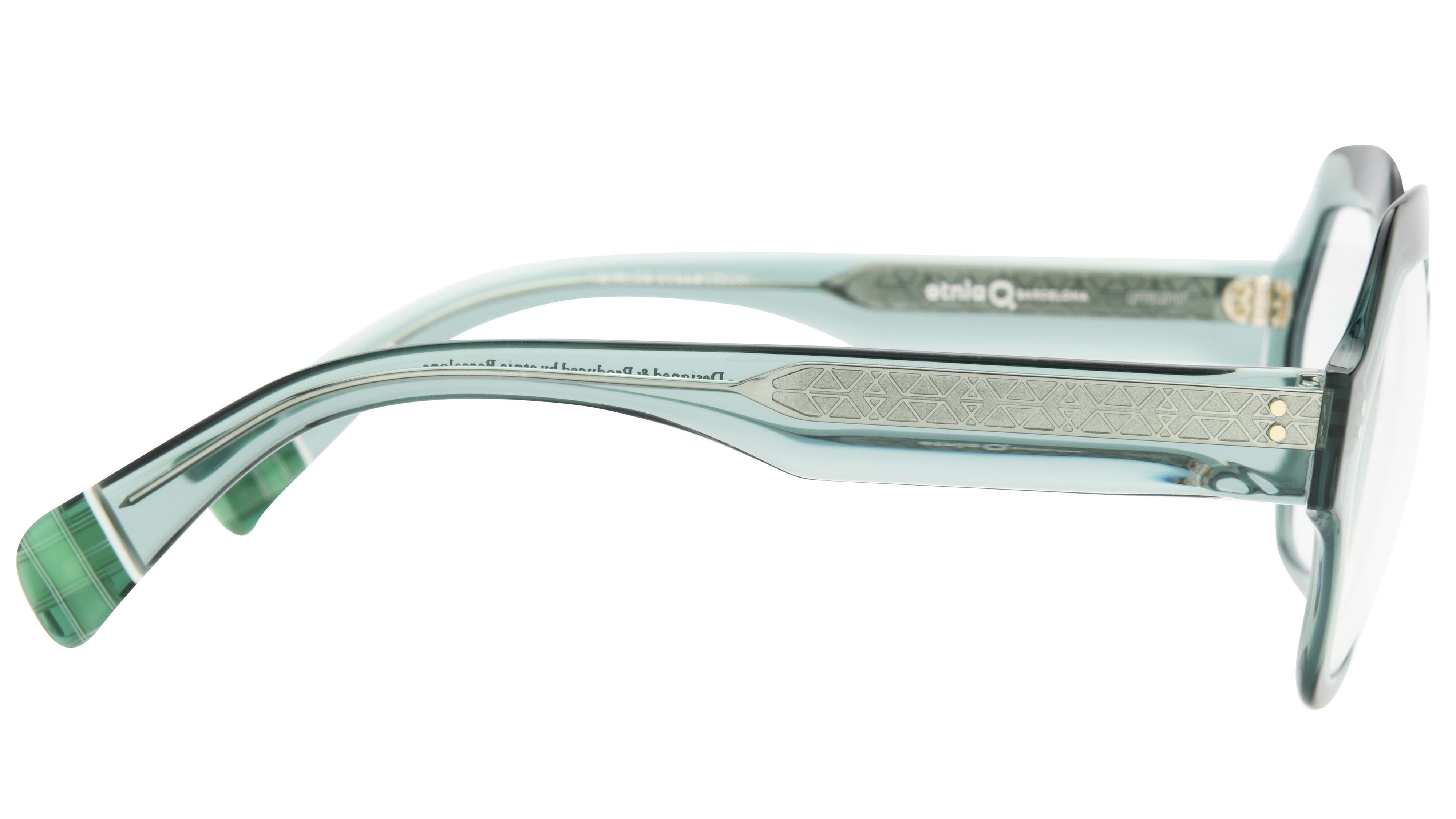 Lunettes de soleil Etnia Barcelona Femme Vert Angulaire Esvedr Droite