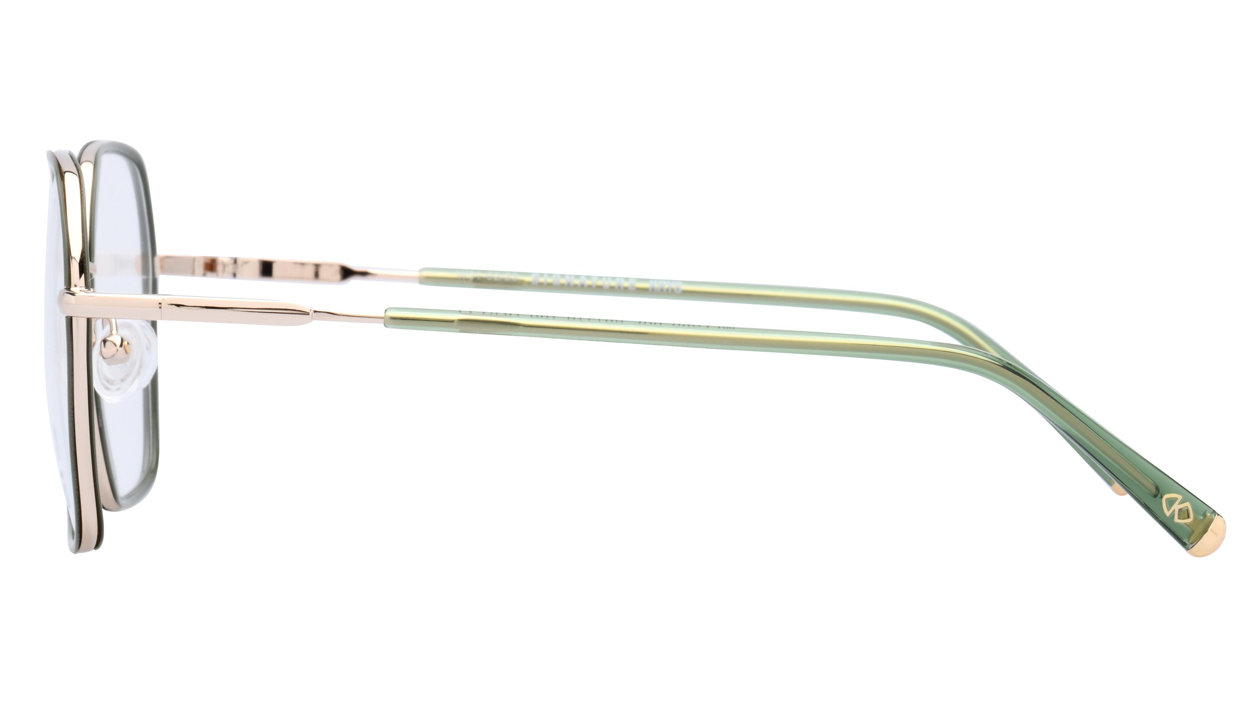 Lunettes de vue Signature Krys Femme Vert Carré Ml2305 Gauche