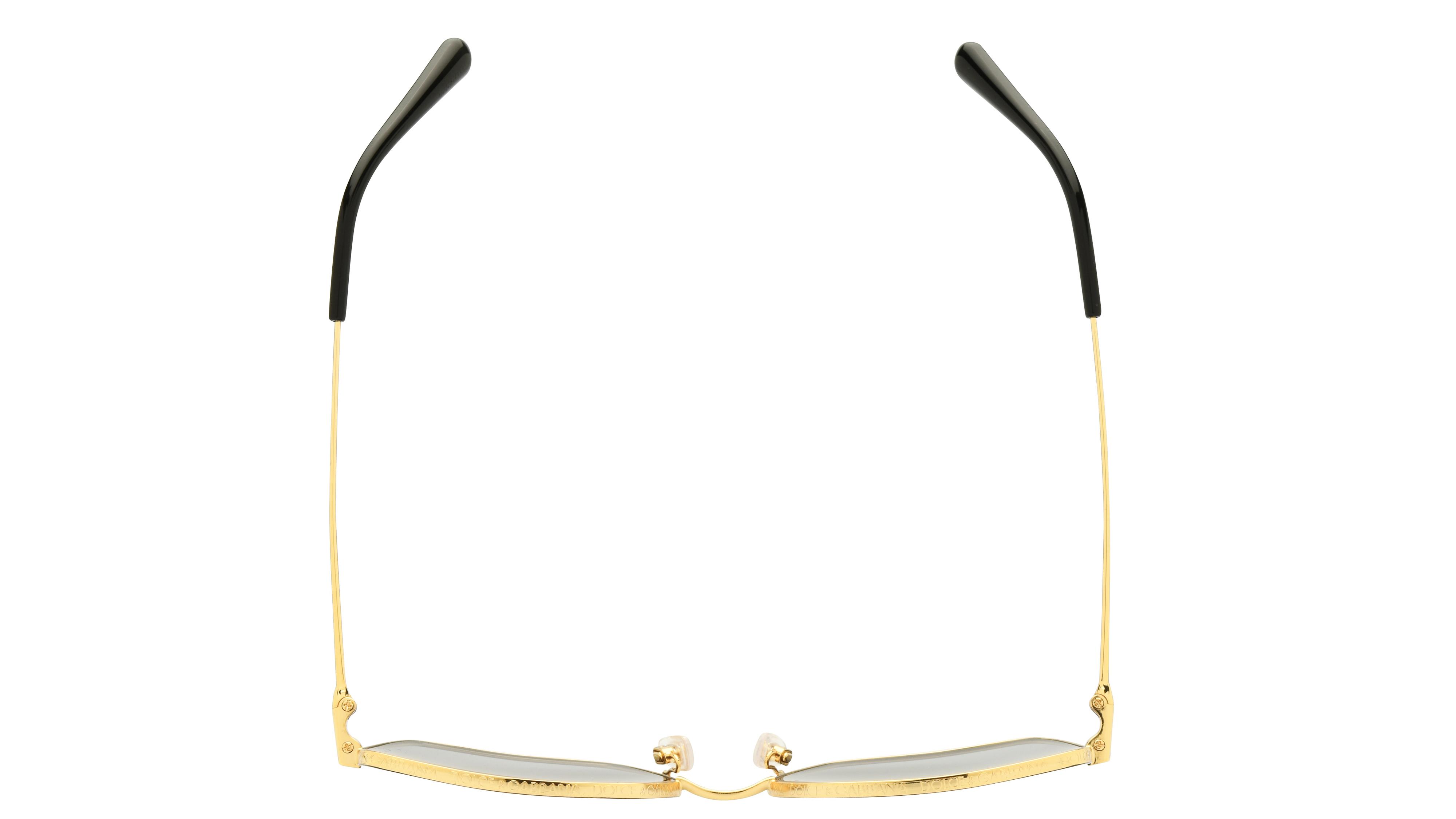 Lunettes de soleil  Femme Noir Carré dg2242 Dessus