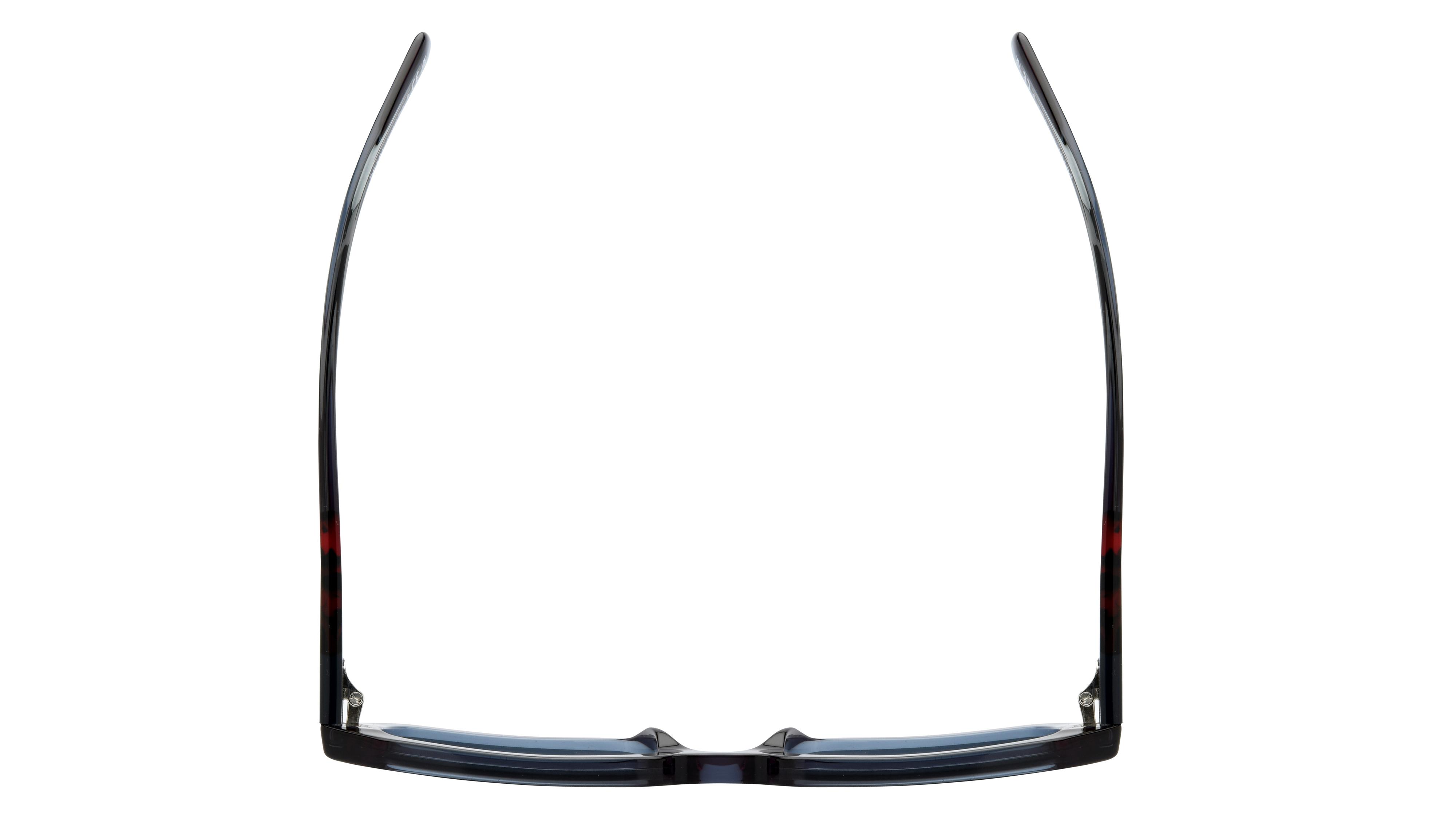 Lunettes de soleil Prada Femme Bleu Rectangle Pra12S Dessus