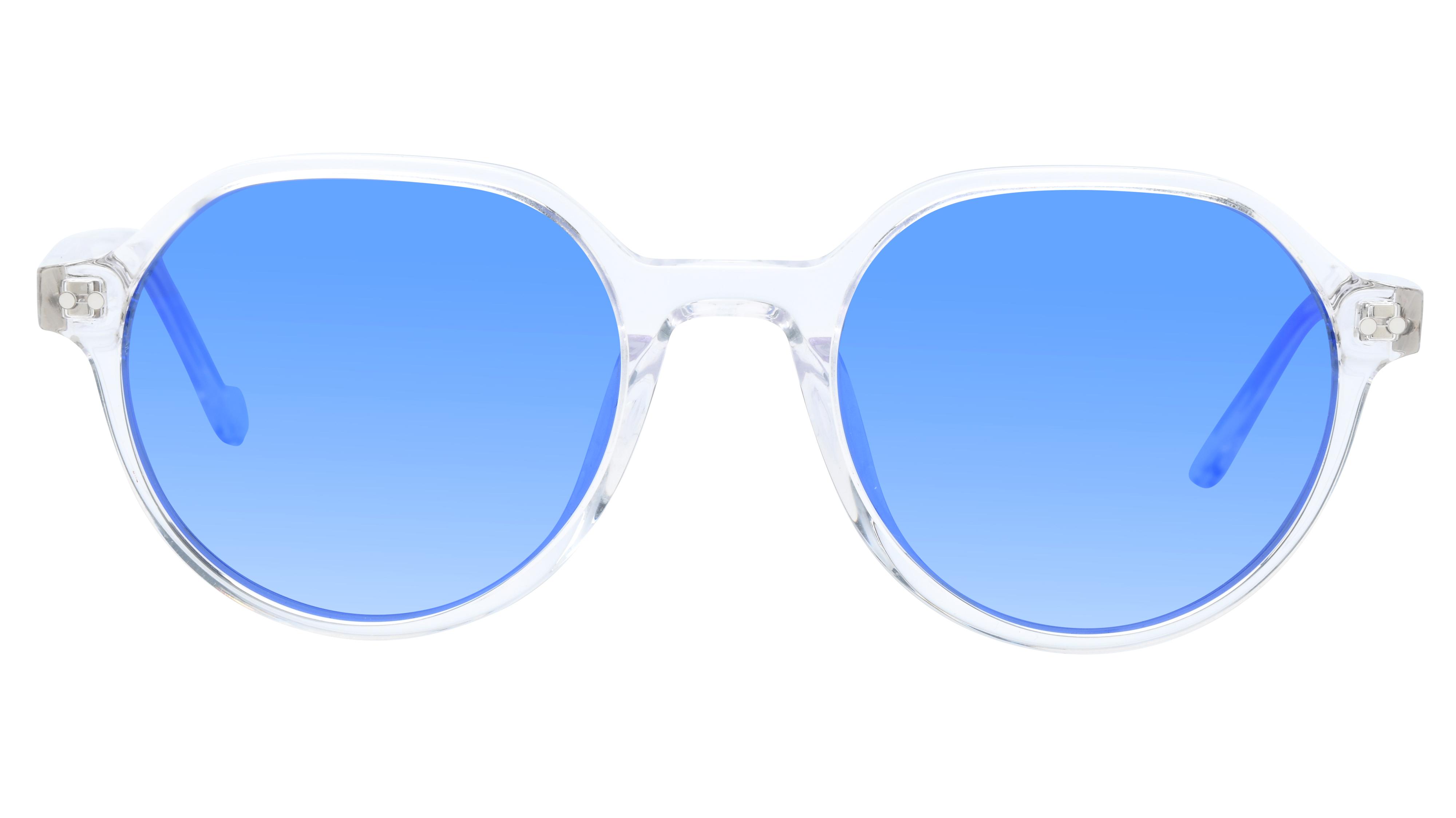 Lunettes de soleil Le Tour de France Mixte Transparent Ronde Tdf2024 Face