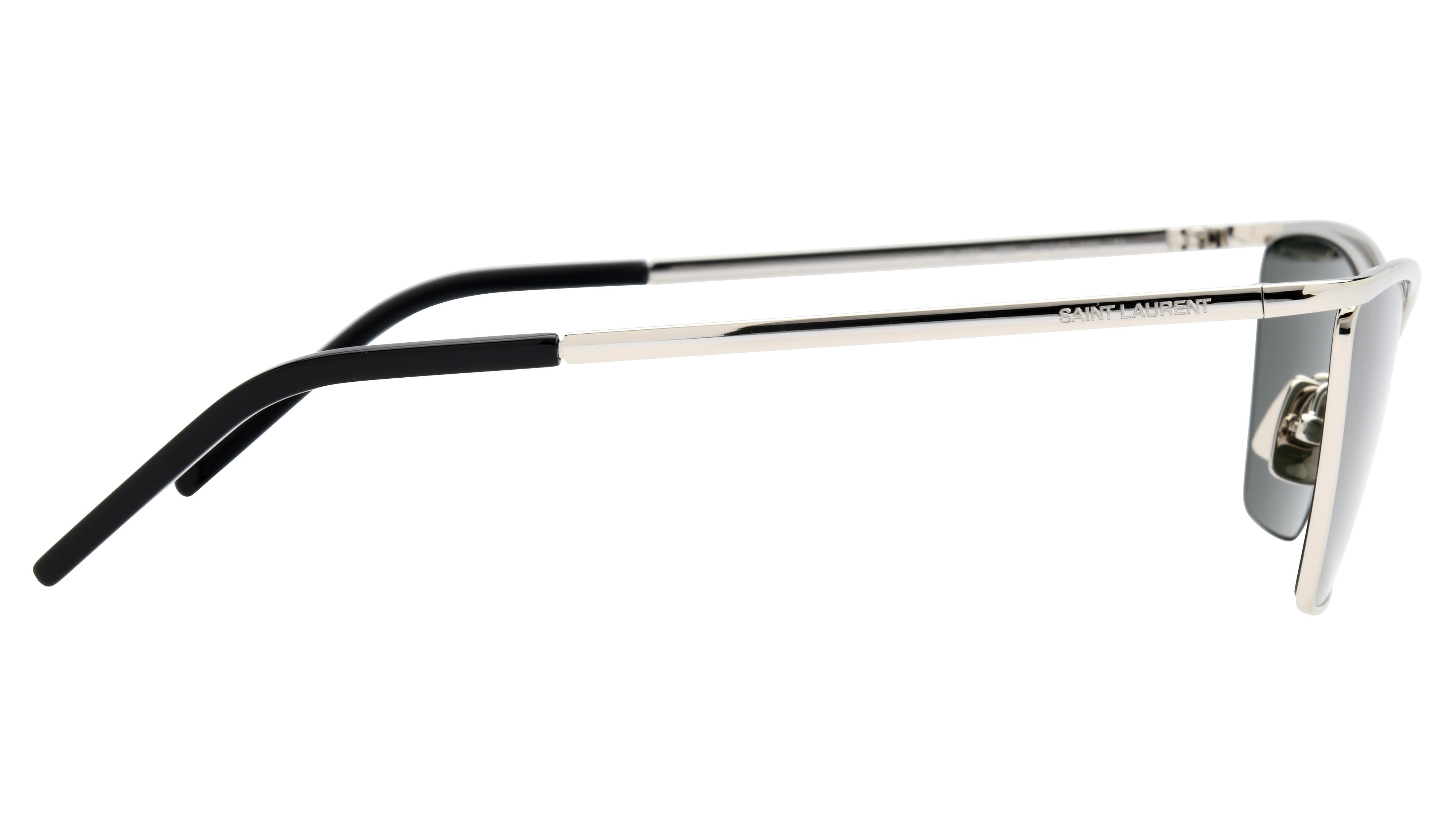 Lunettes de soleil Saint Laurent Femme Argent Carré Sl637 Droite