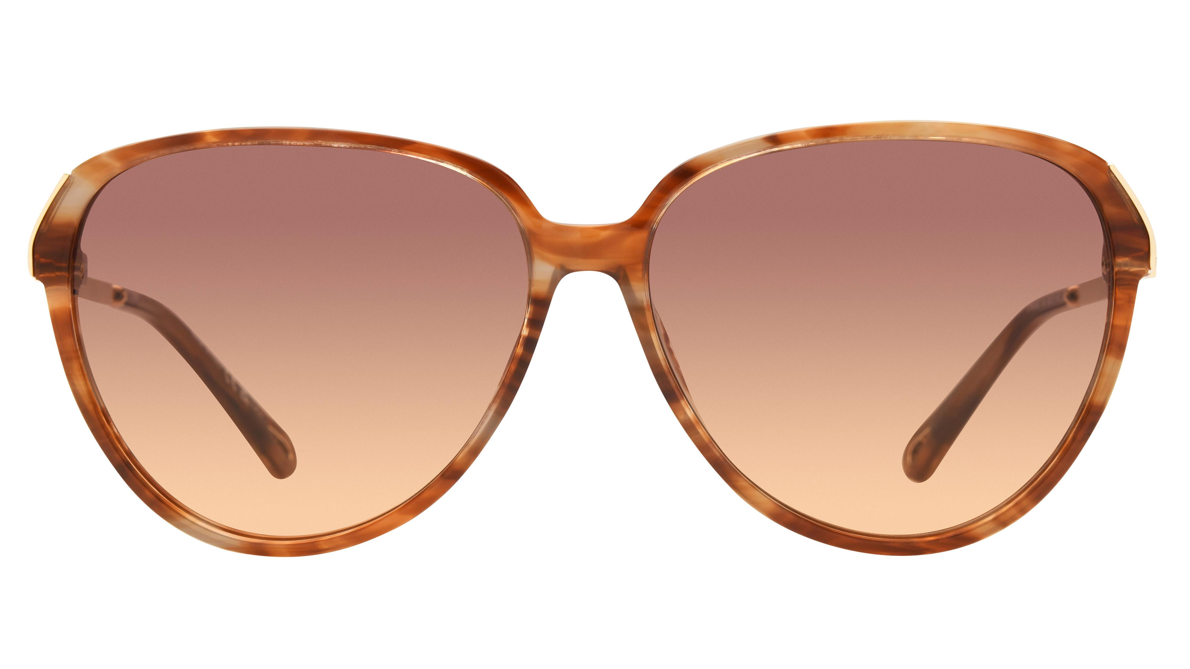 Lunettes de soleil Chloé Femme Écaille Papillon Ch0406S Face