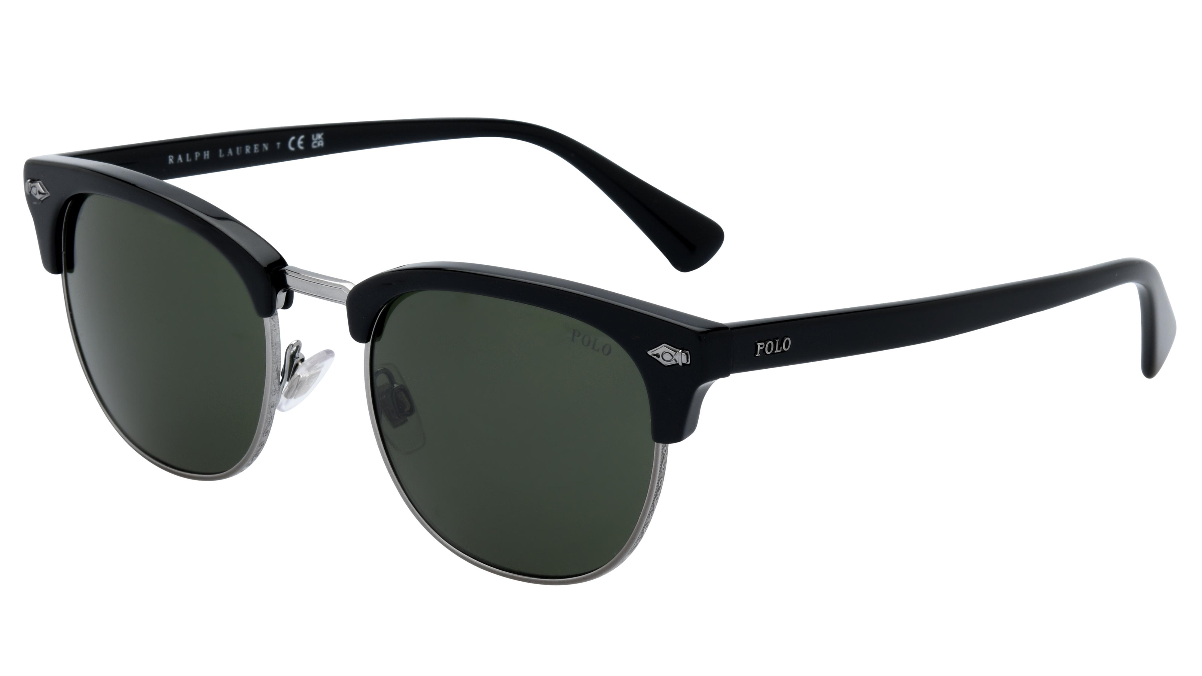 Lunettes de soleil Polo Ralph Lauren Homme Noir Ronde PH4217 Trois-Quart