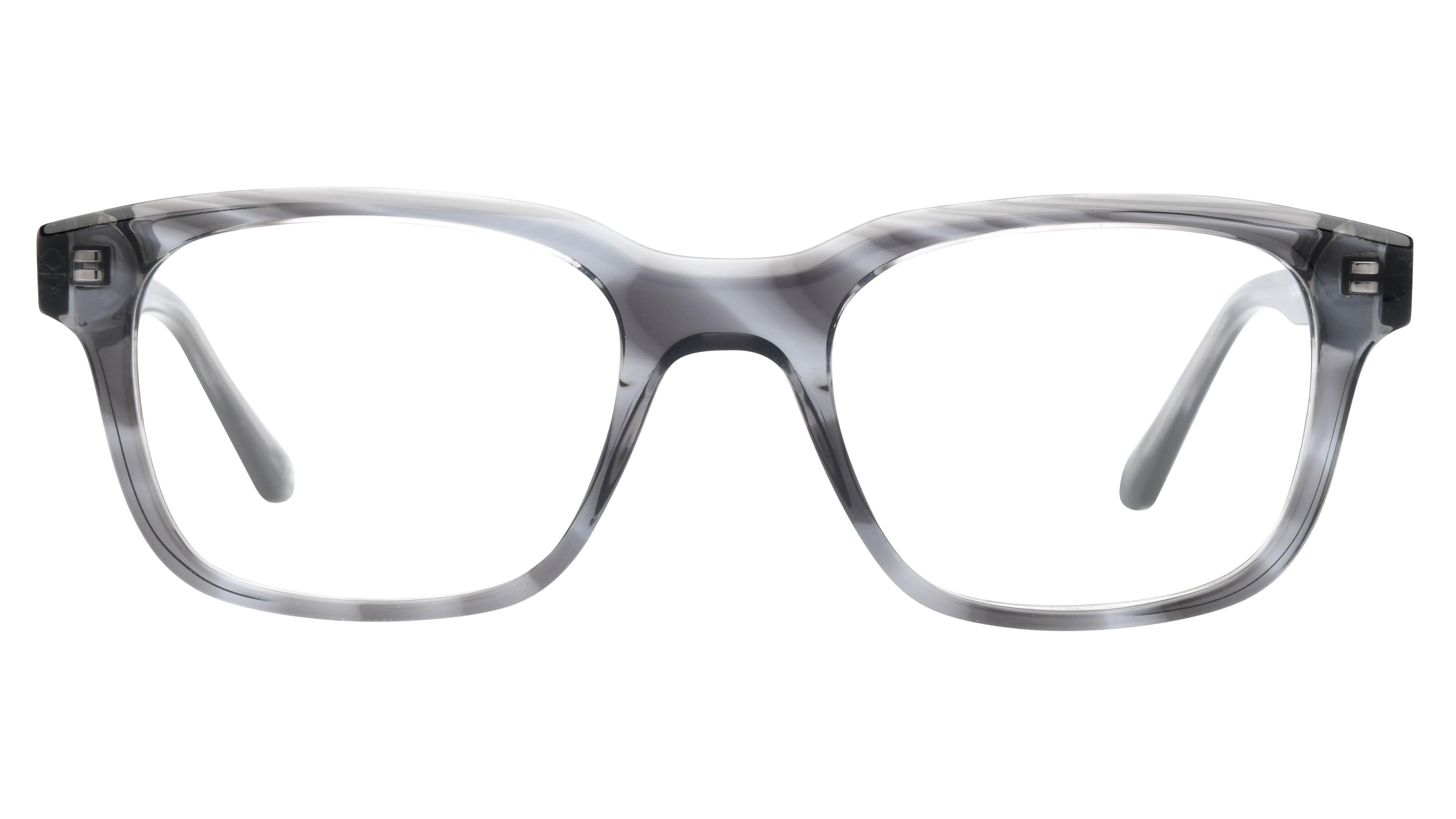 Lunettes de vue Signature Krys Homme Gris Rectangle Com2402 Face