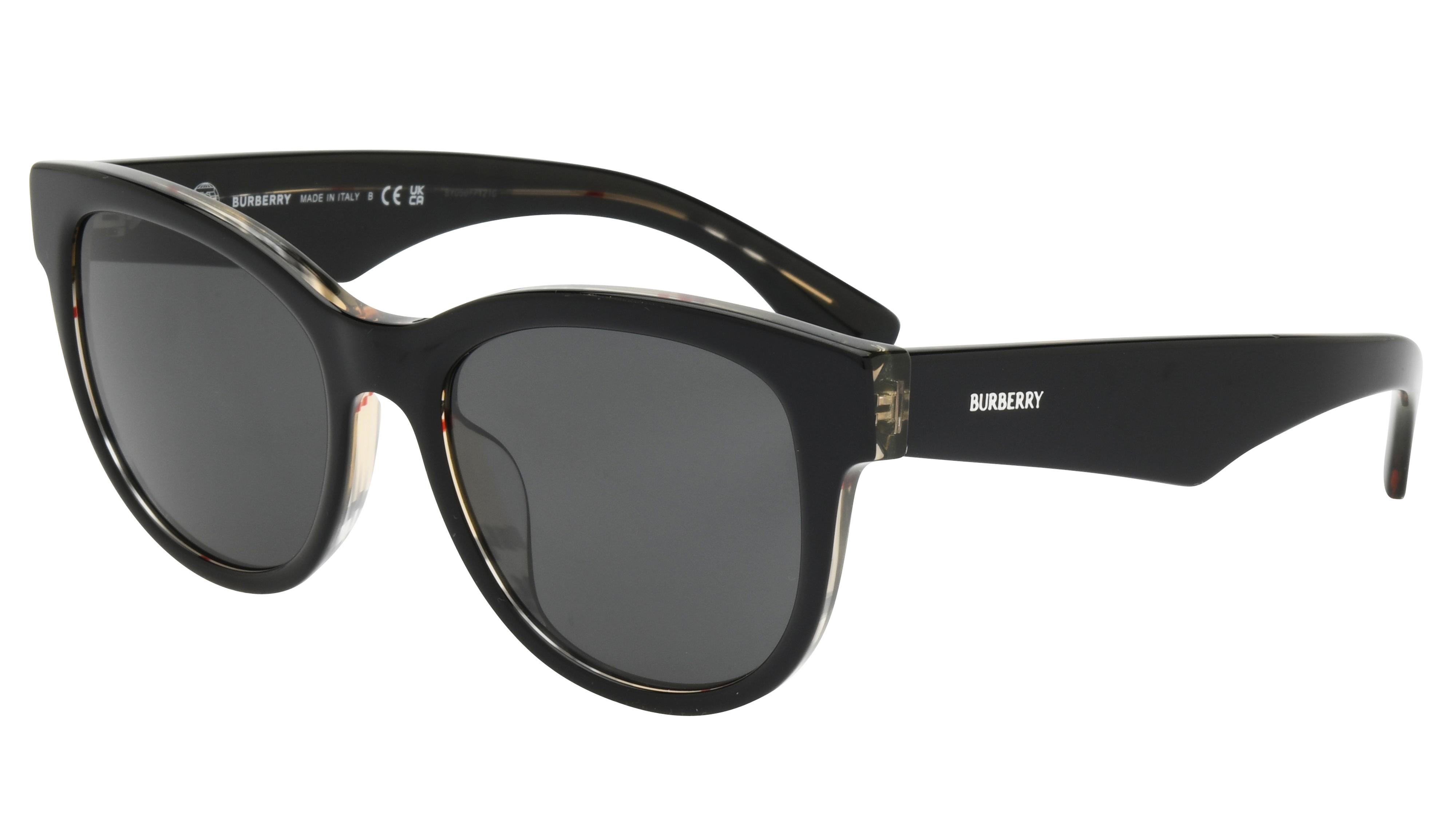 Lunettes de soleil Burberry Femme Noir Papillon BE4432U Trois-Quart