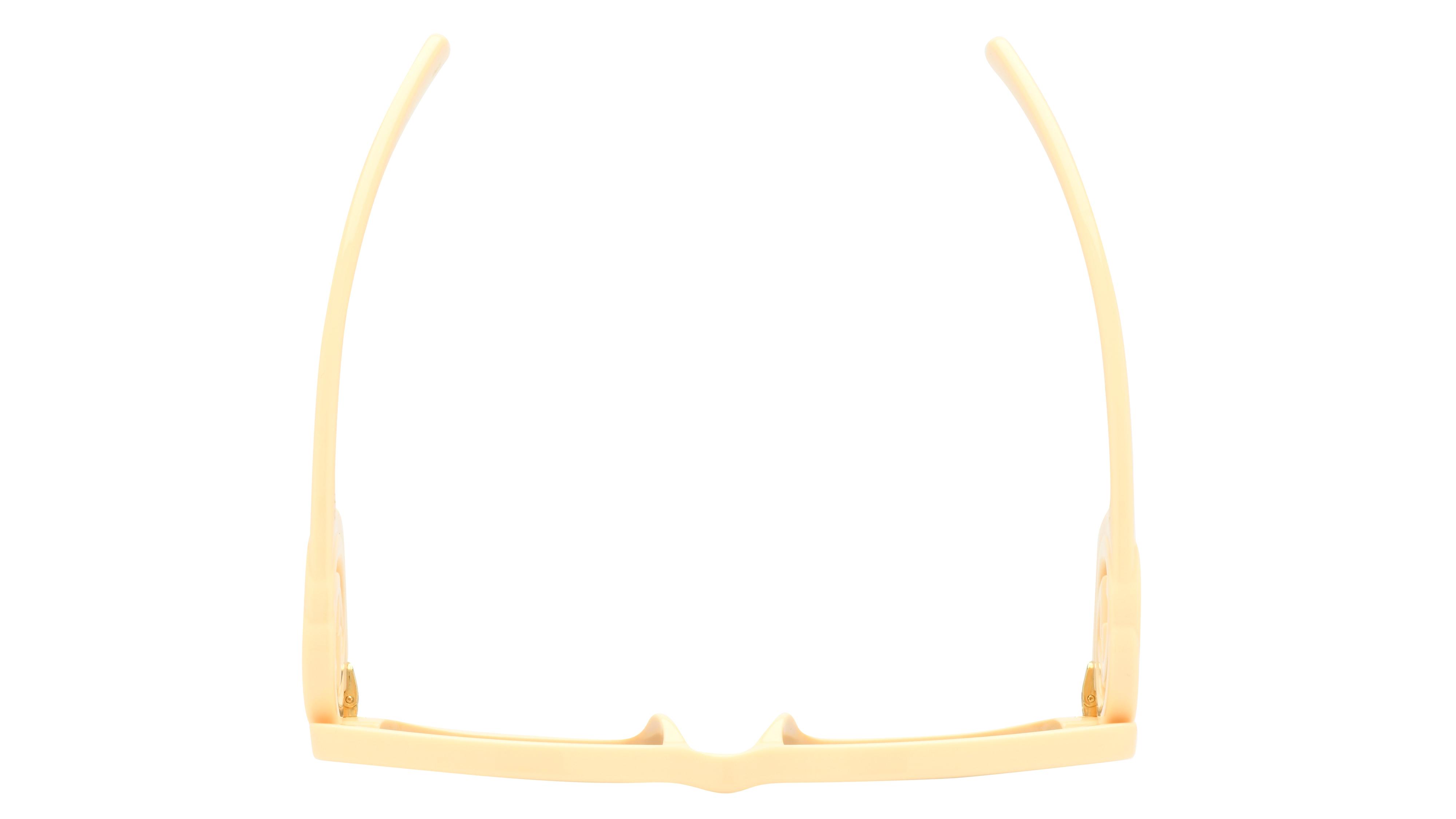 Lunettes de soleil Gucci Femme Blanc Rectangle GG1325S Dessus