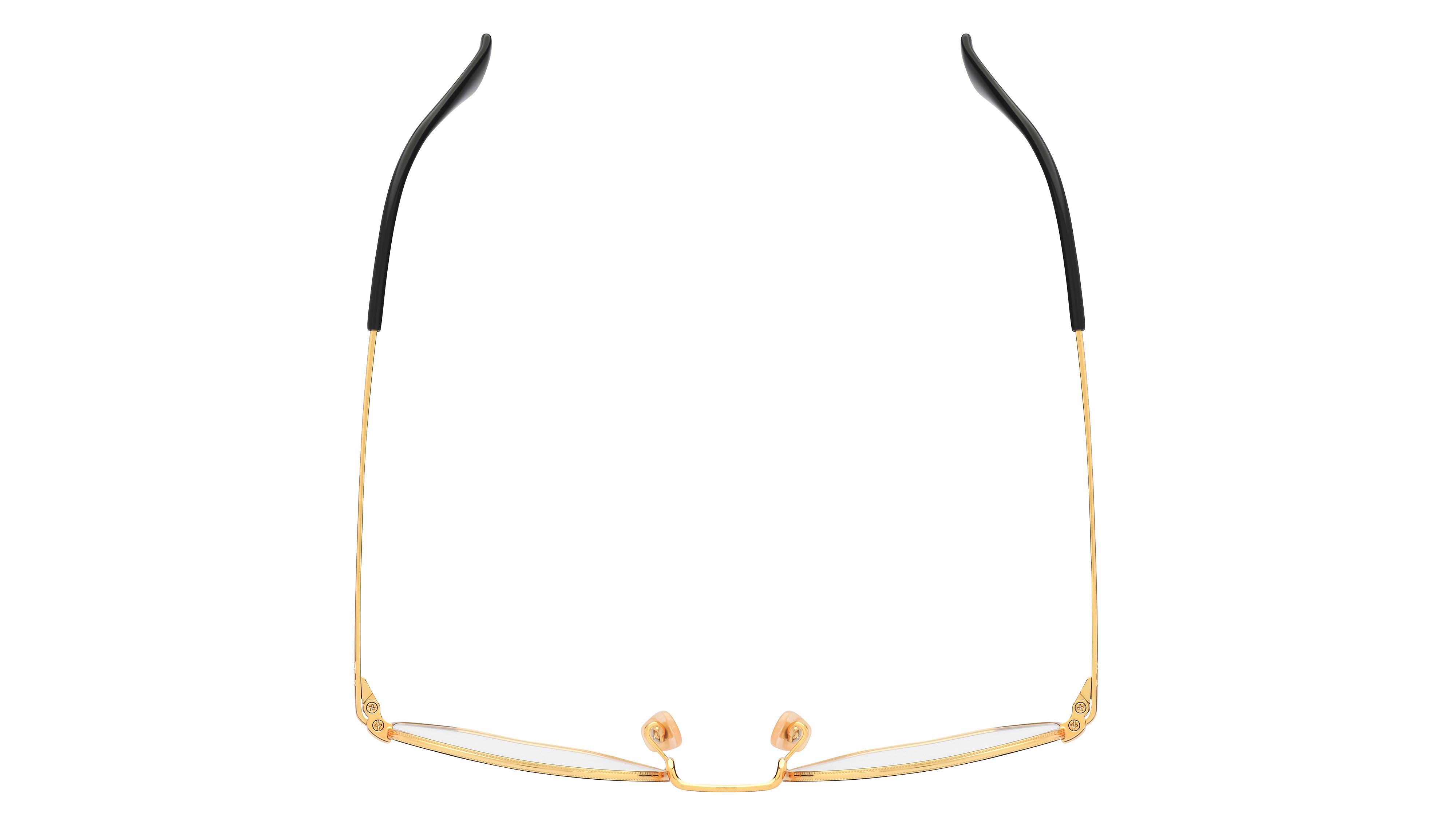 Lunettes de vue Ray-Ban Mixte Noir Ronde Rx6448 Dessus