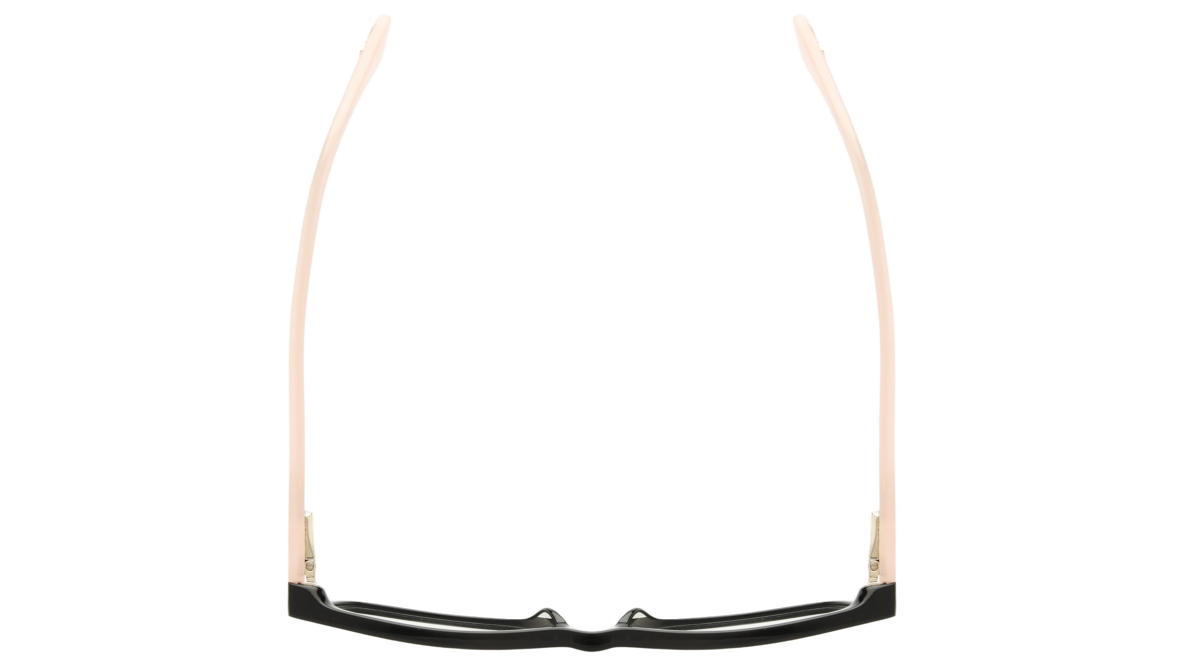 Lunettes de vue Guess Femme Noir Rectangle Gu50185 Dessus