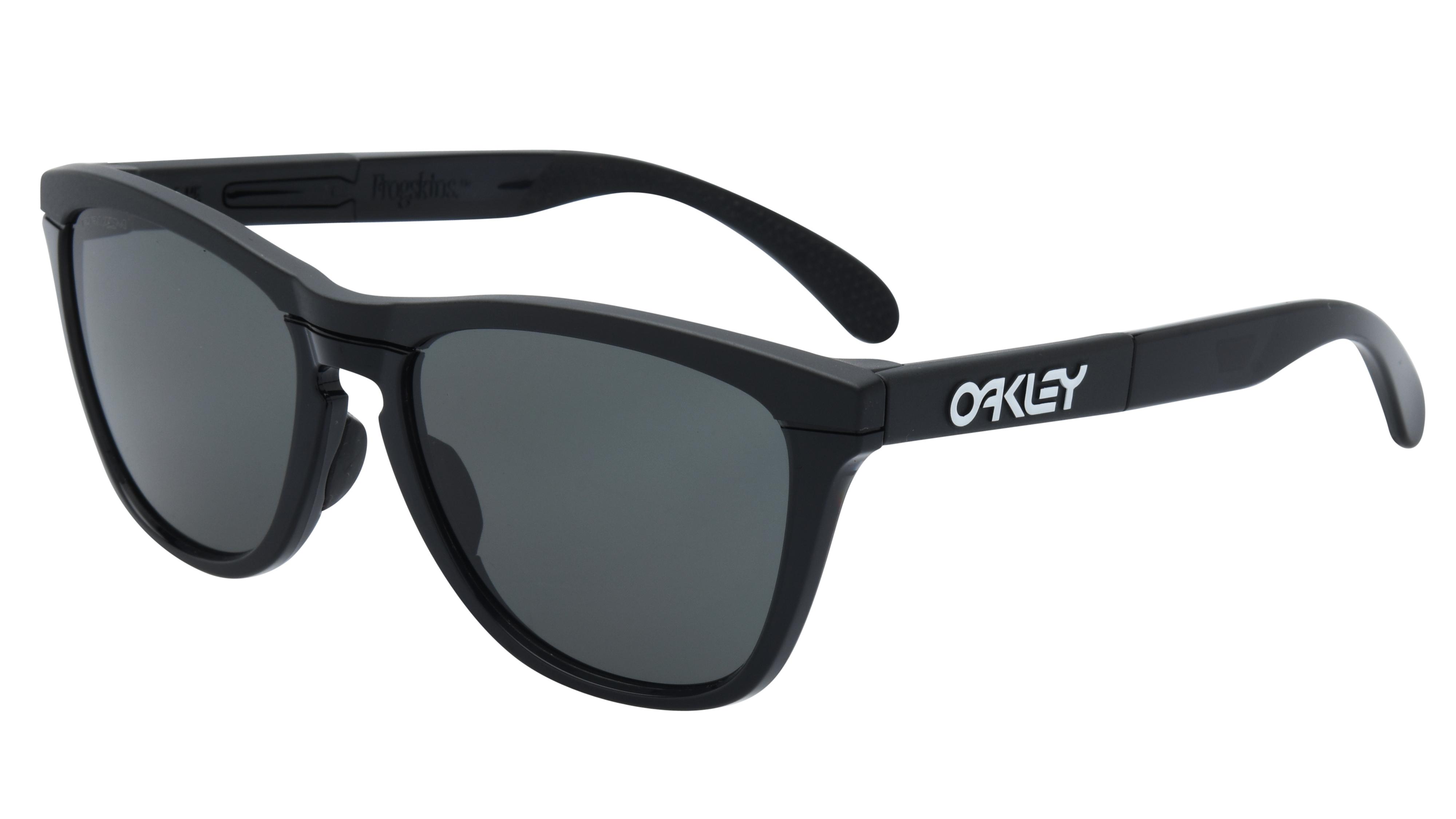 Lunettes de soleil Oakley Homme Noir Ronde Oo9284 Trois-Quart