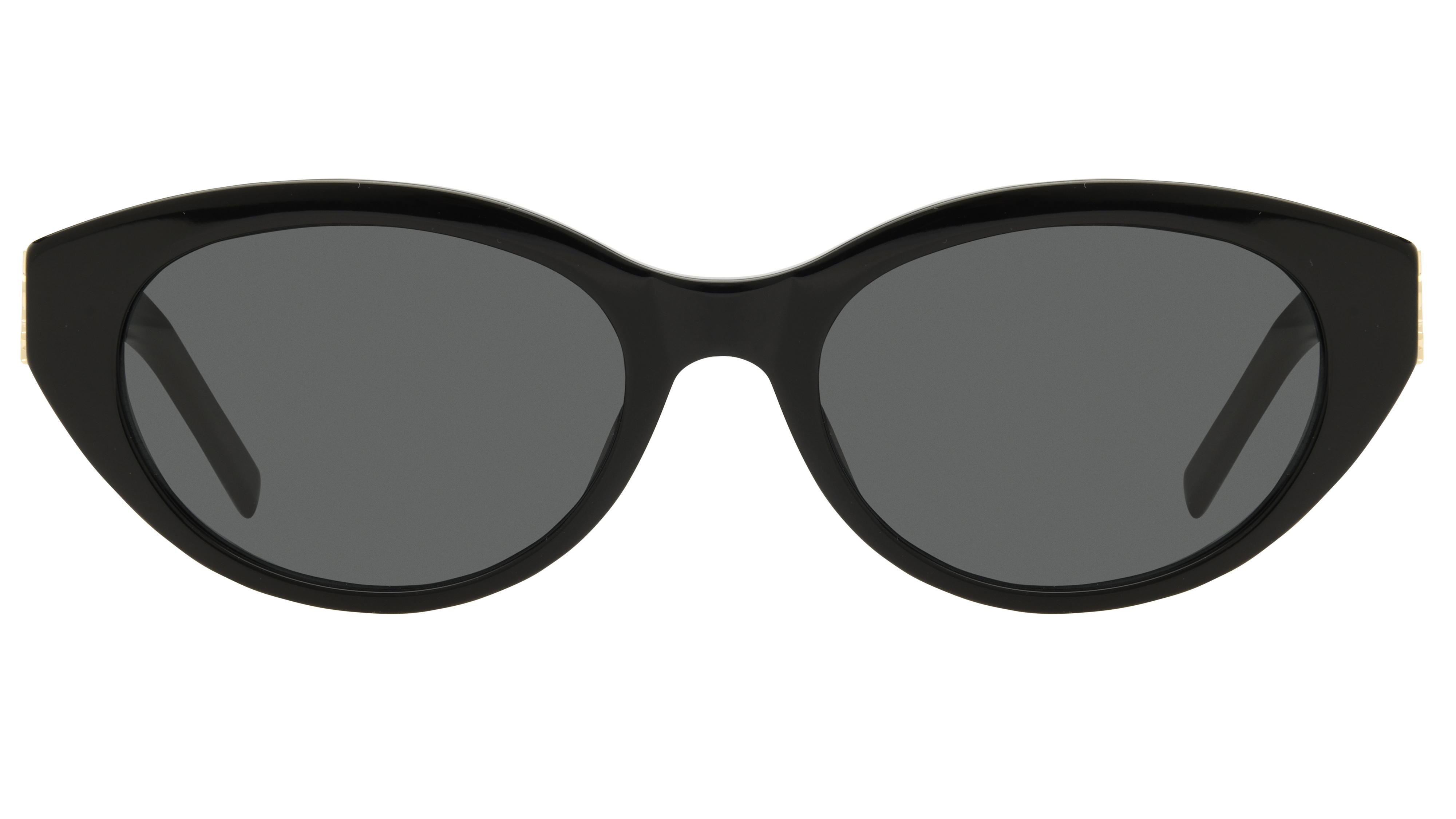 Lunettes de soleil Saint Laurent Femme Noir Ronde slm148 Face