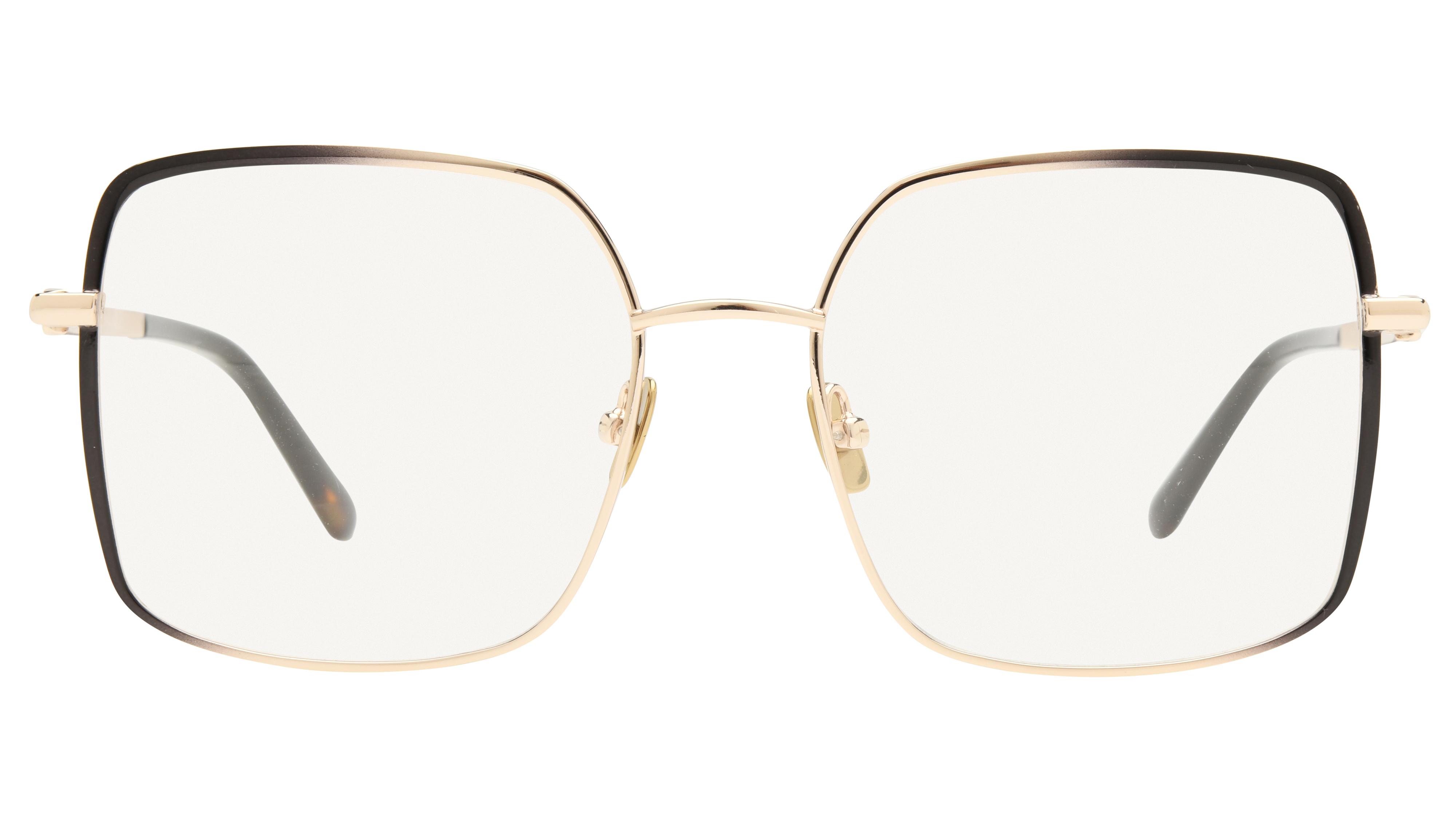 Lunettes de vue Sandro Femme Or Rectangle SD4039 Face