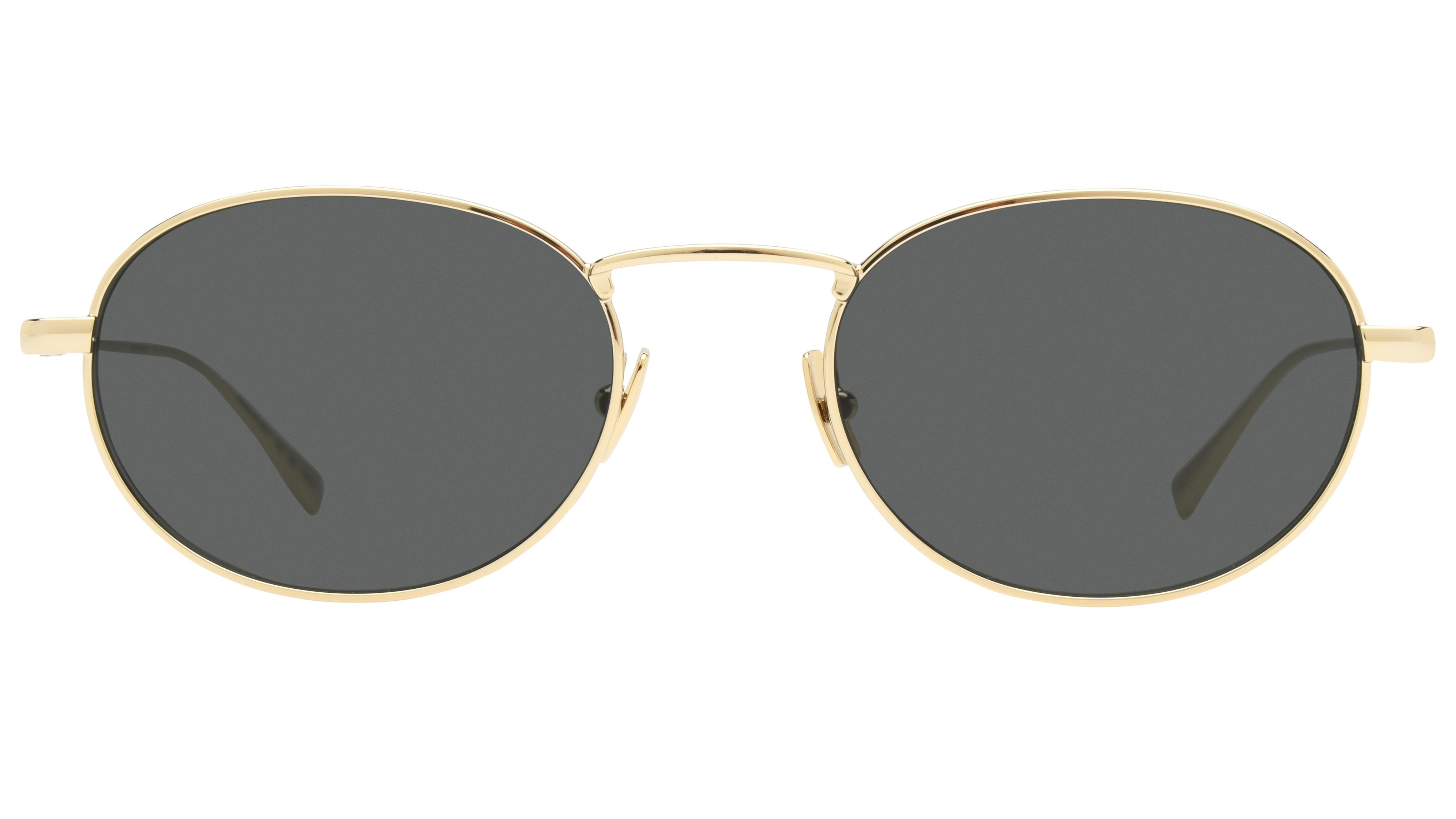 Lunettes de soleil Saint Laurent Homme Or Ronde sl799 Face