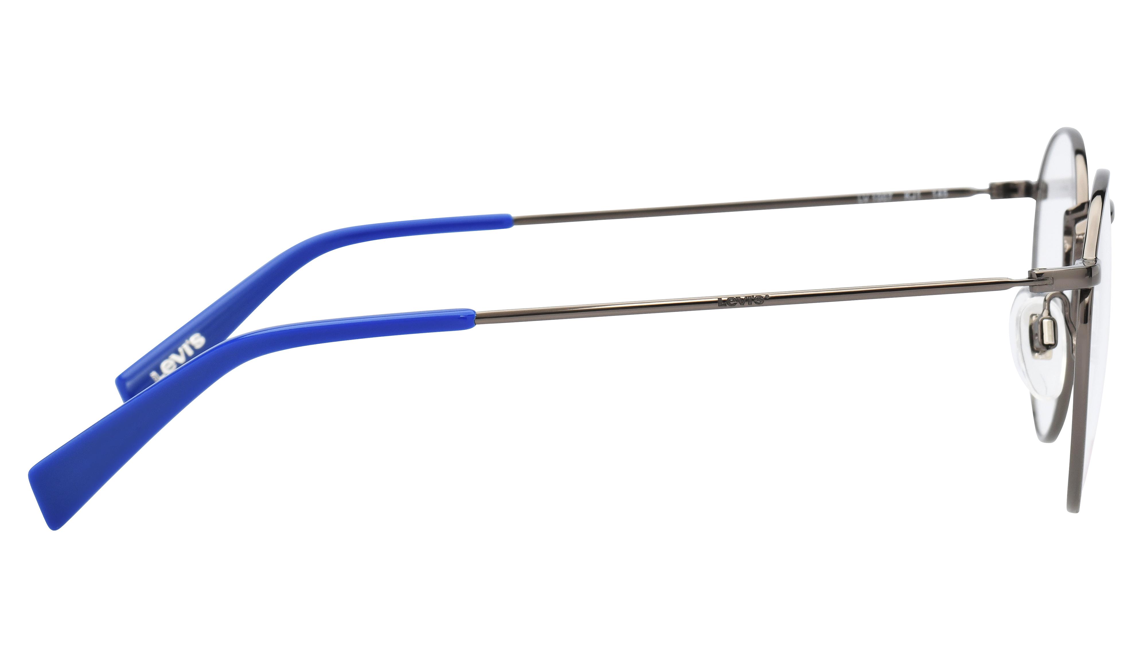 Lunettes de vue Levi's Mixte Argent Ronde Lv1007 Droite