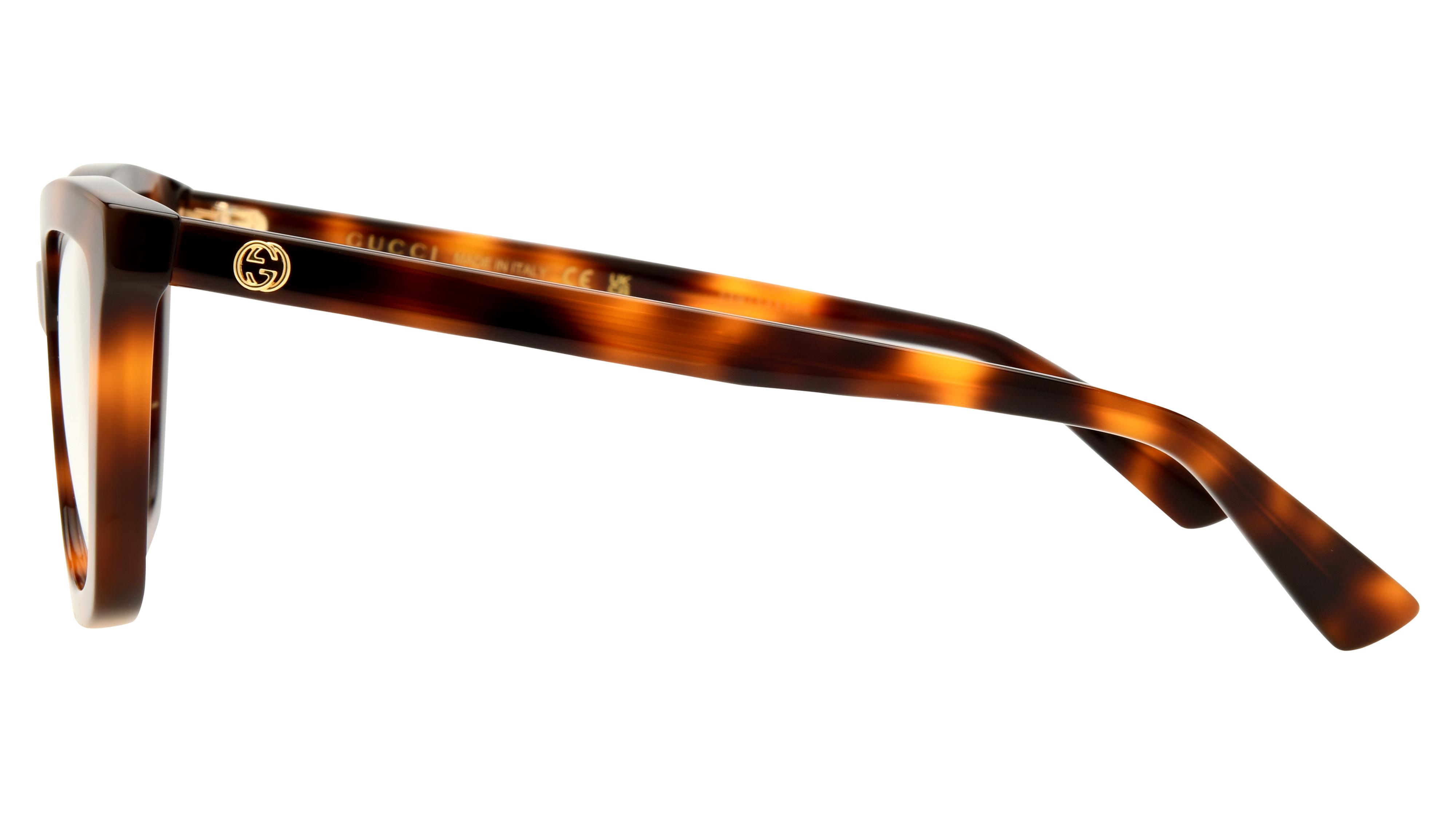 Lunettes de vue Gucci Femme Écaille Papillon Gg1686O Gauche