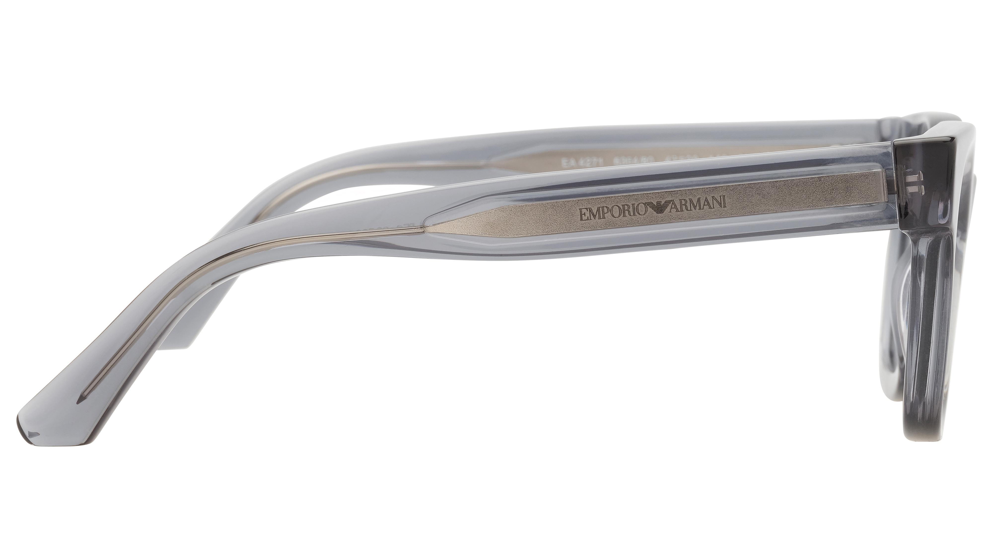 Lunettes de soleil Emporio Armani Homme Gris Carré ea4271 Droite