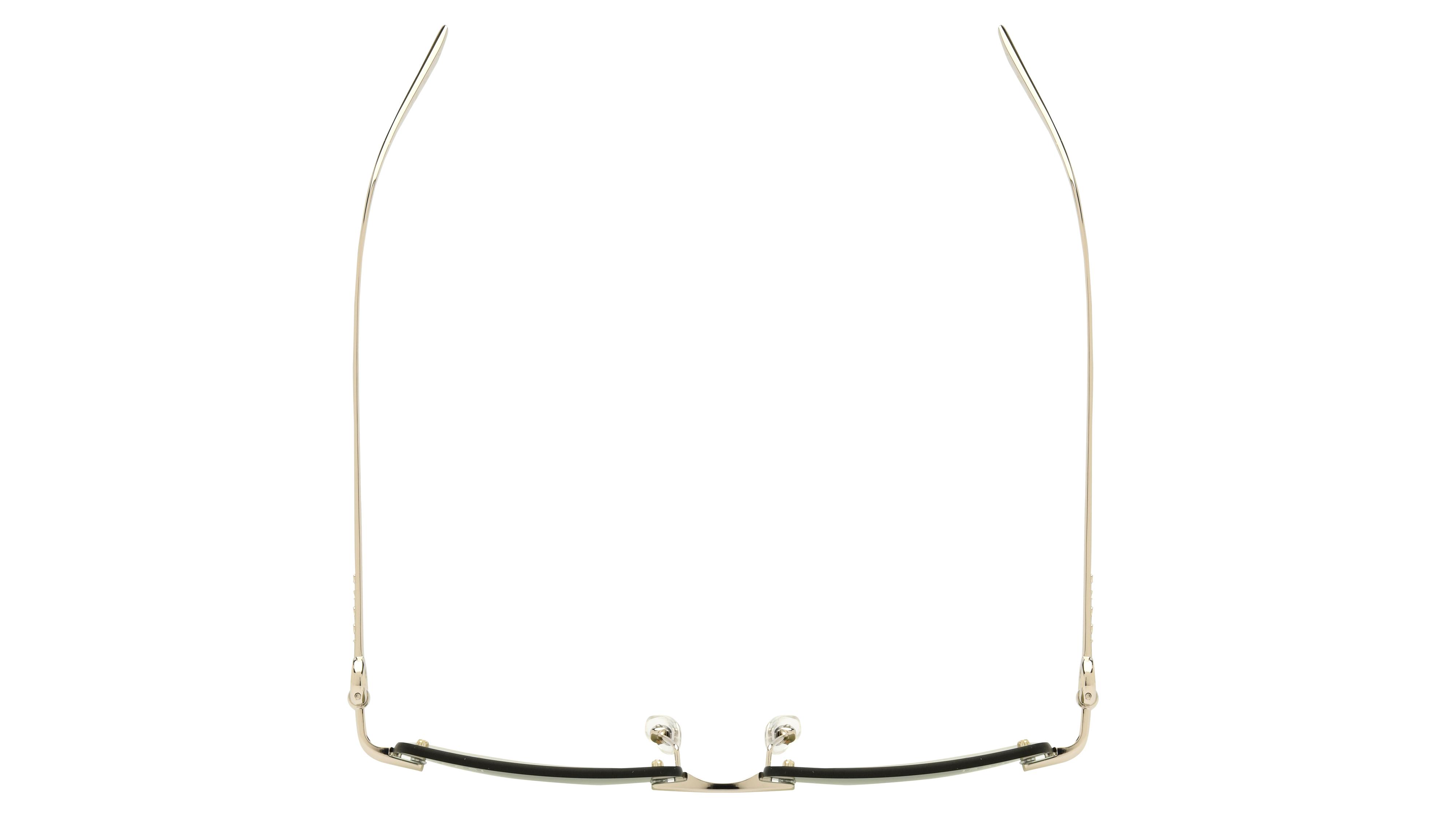 Lunettes de soleil Gucci Homme Argent Rectangle Gg1703S Dessus