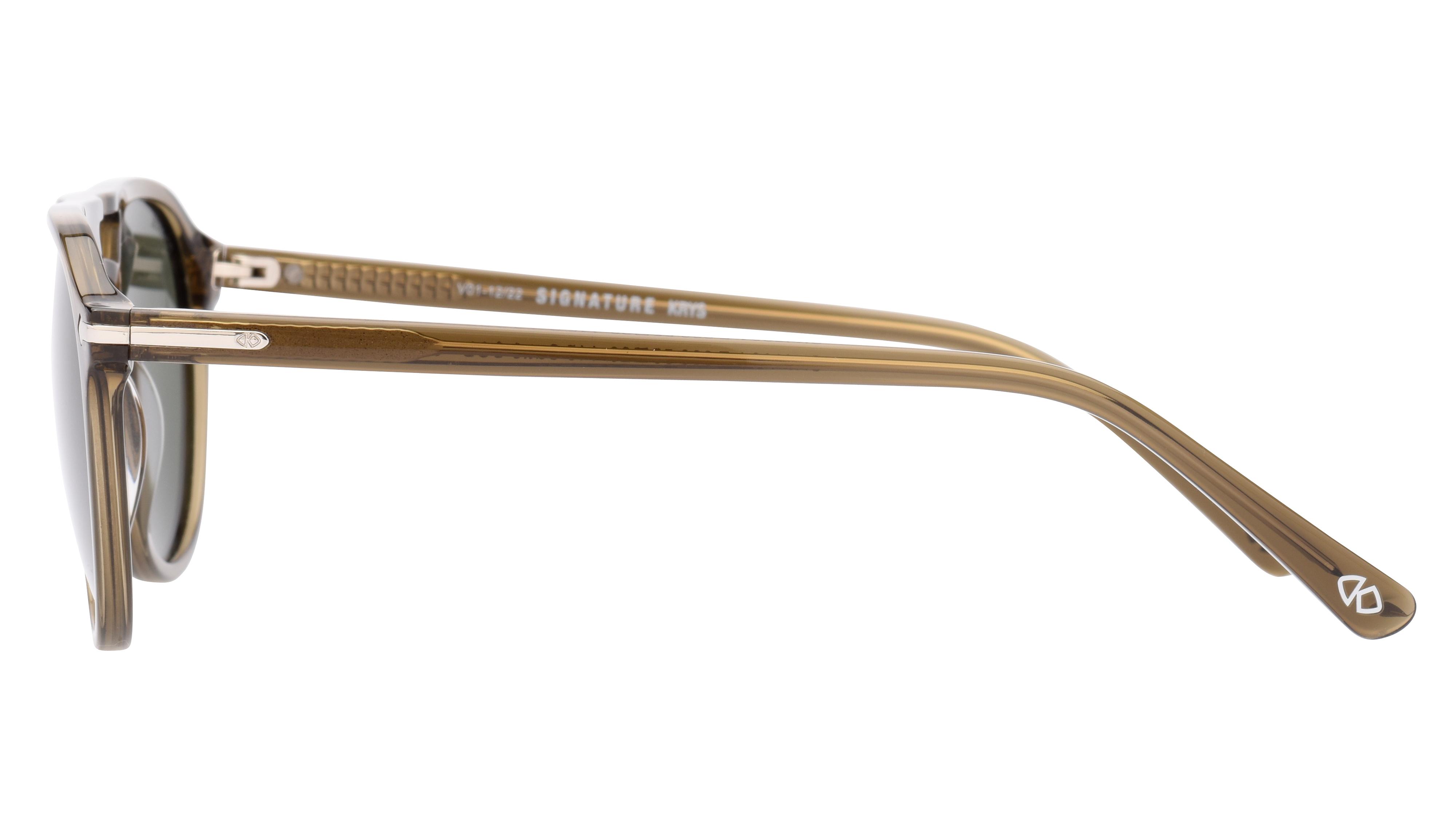 Lunettes de soleil Signature Krys Homme Transparent Aviateur Skj2234-F Gauche
