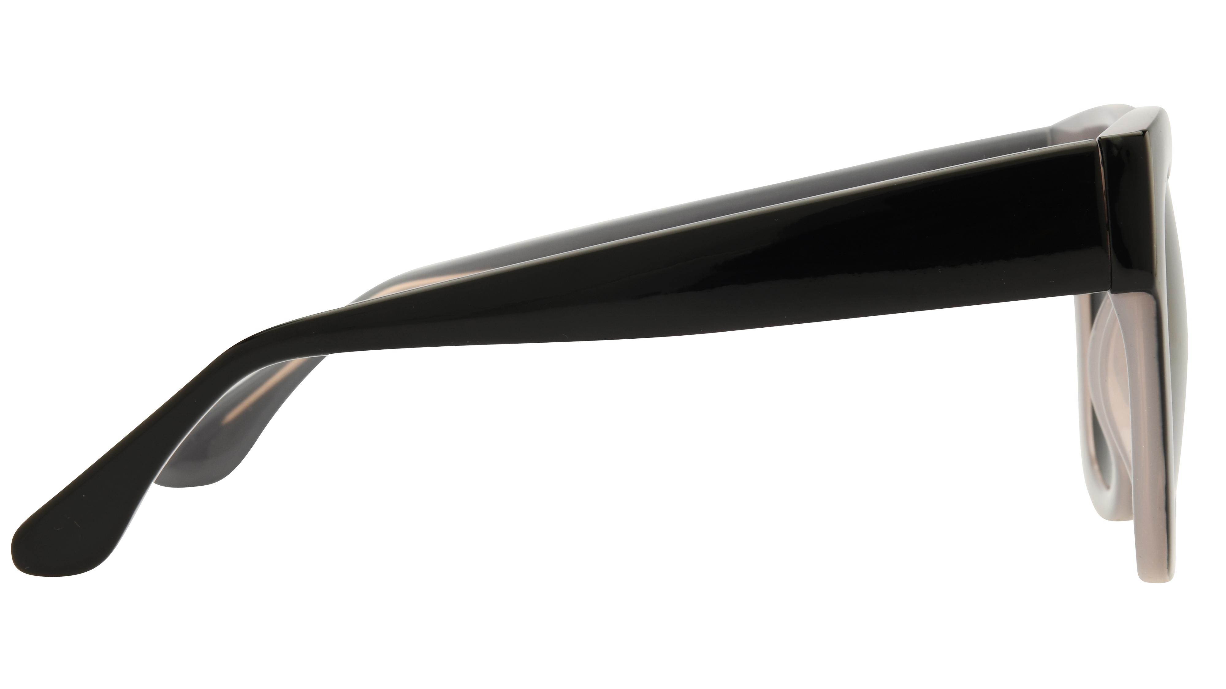 Lunettes de soleil Alternance Femme Noir Papillon alt26203 Droite