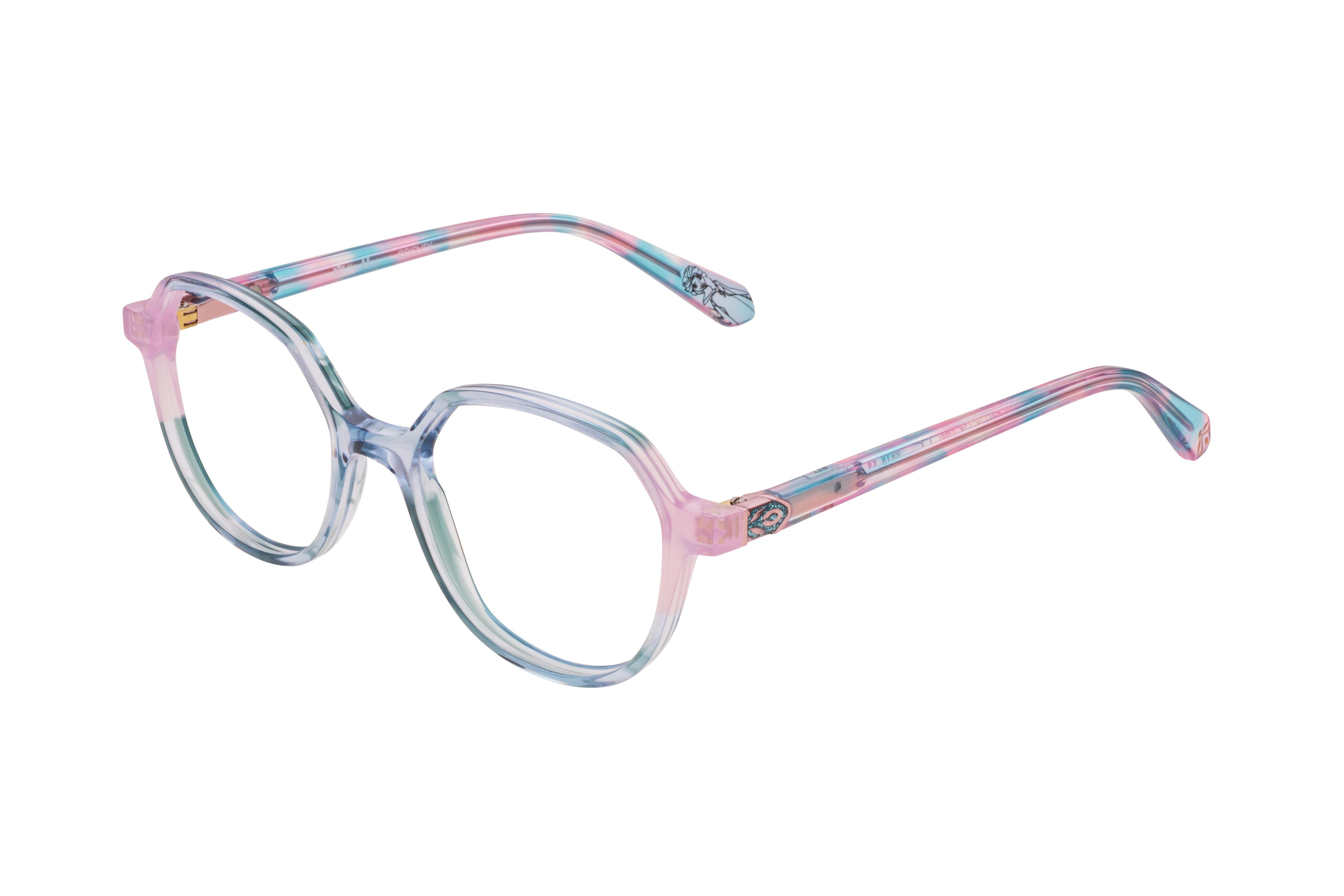 Lunettes de vue Disney Princesses  Bleu Pantos DPAA221C65 Gauche
