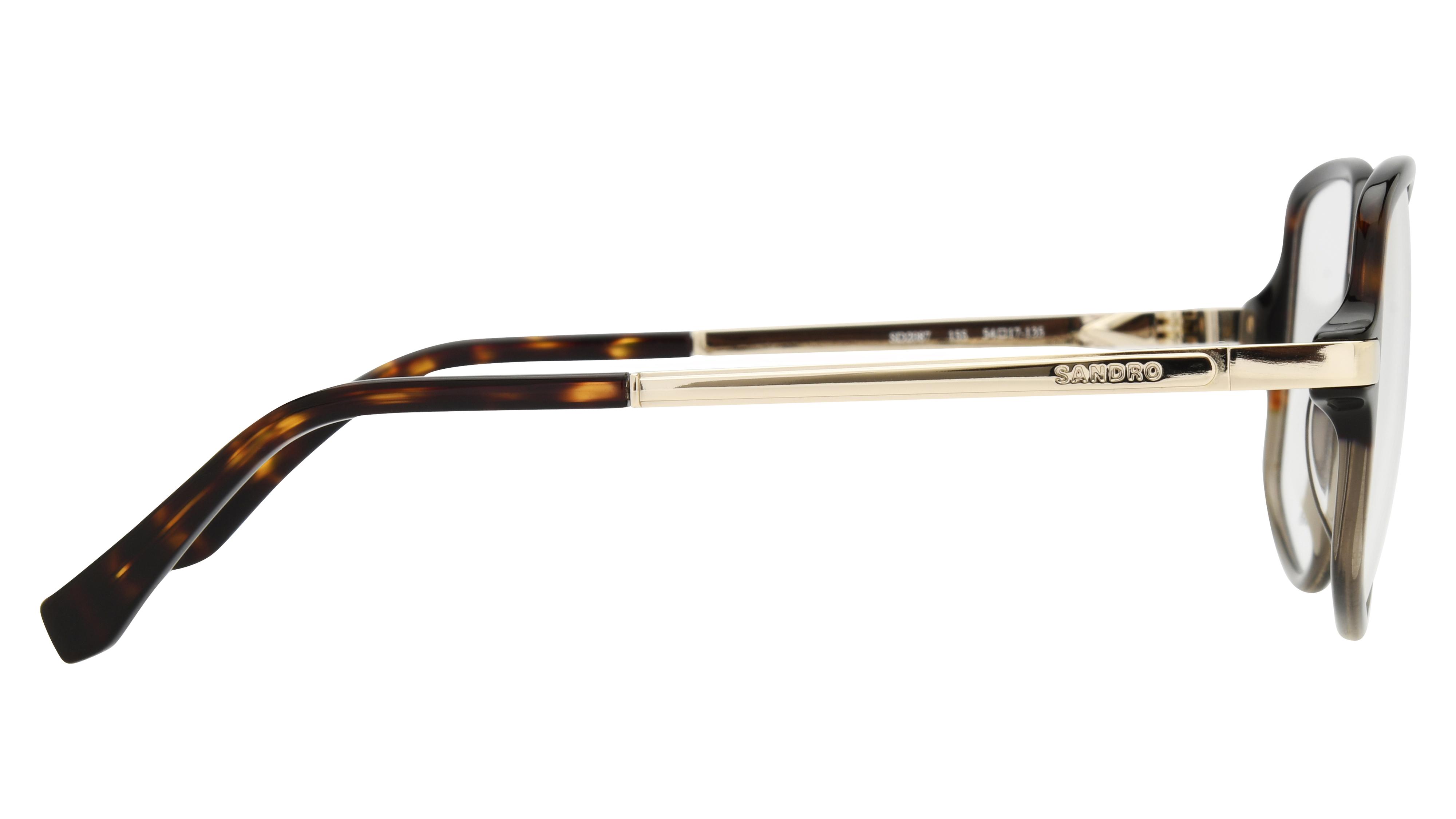 Lunettes de vue Sandro Femme Écaille Rectangle SD2087 Droite