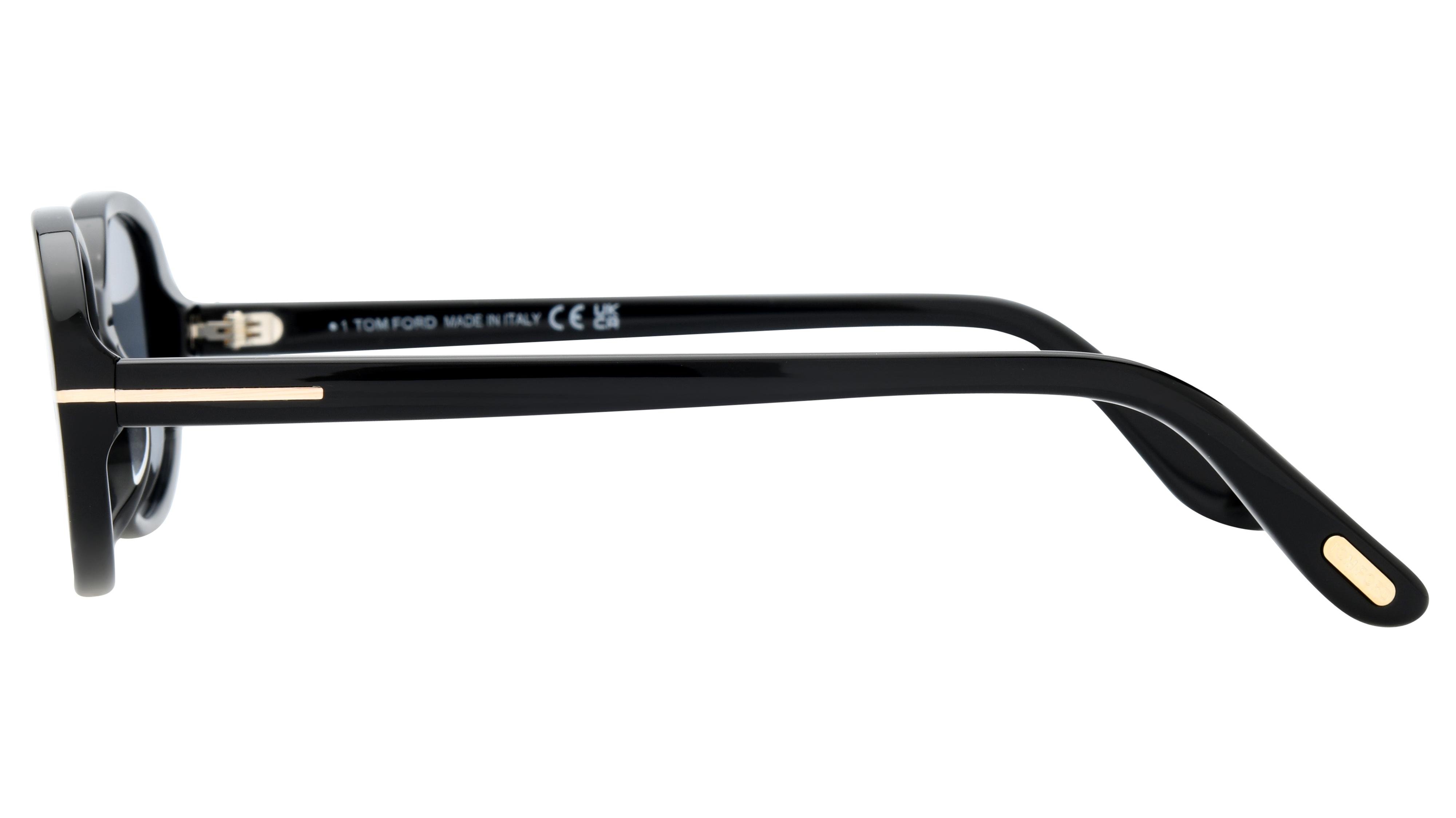 Lunettes de soleil Tom Ford Femme Noir Ovale FT1364 Gauche