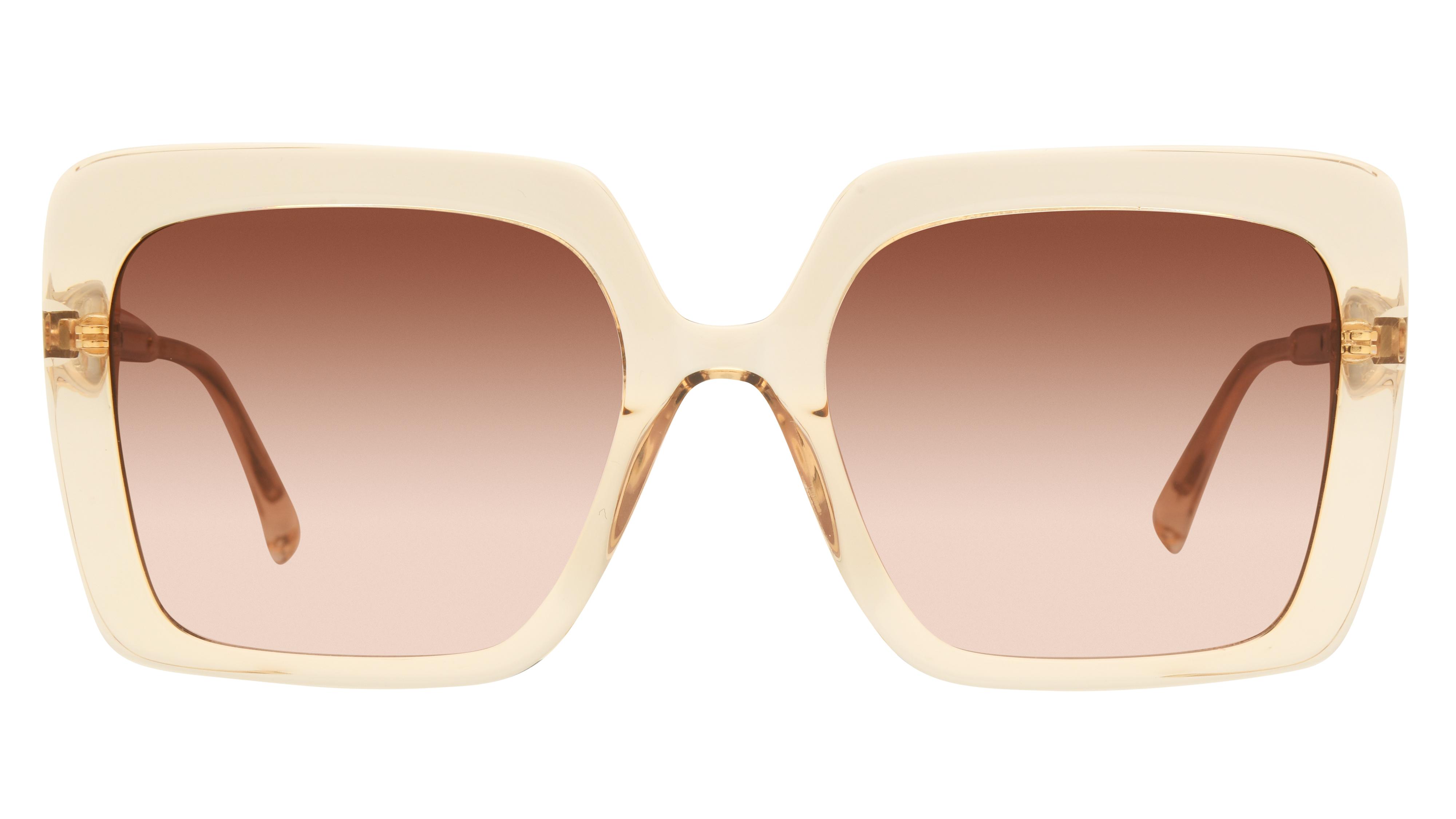 Lunettes de soleil Maje Femme Marron Rectangle Mj5058 Face
