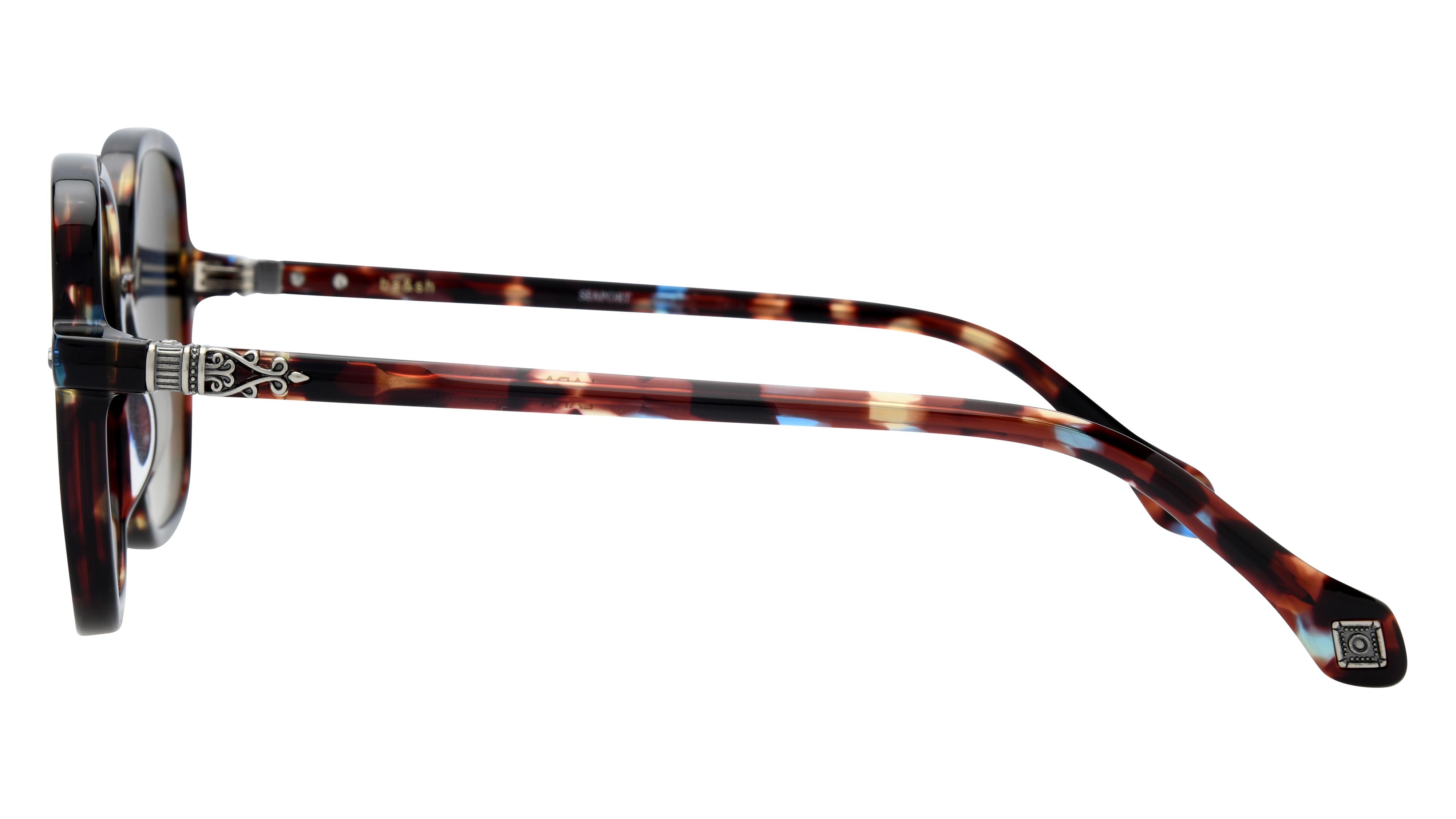 Lunettes de soleil ba&sh Femme Écaille Carré LARA Gauche