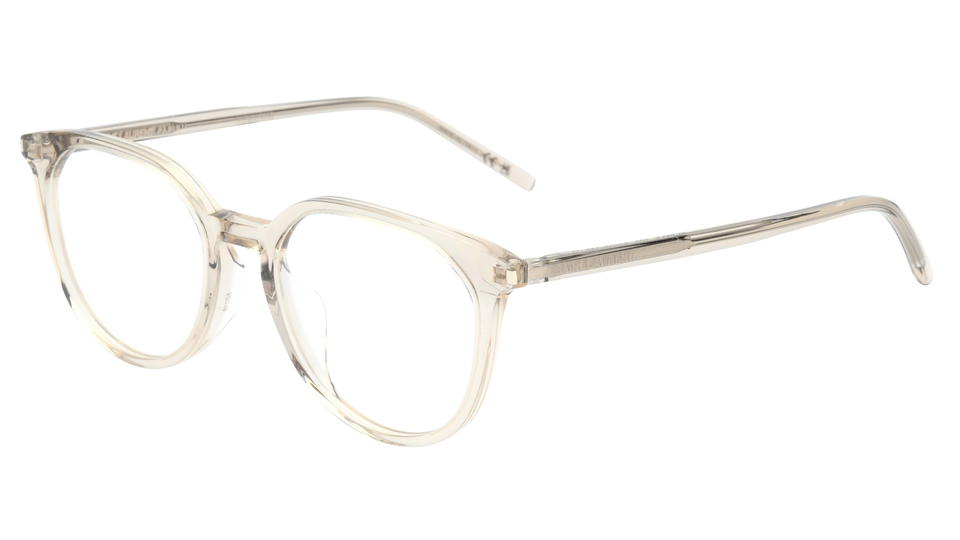 Lunettes de vue Saint Laurent Mixte Marron Pantos Sl681/F Trois-Quart