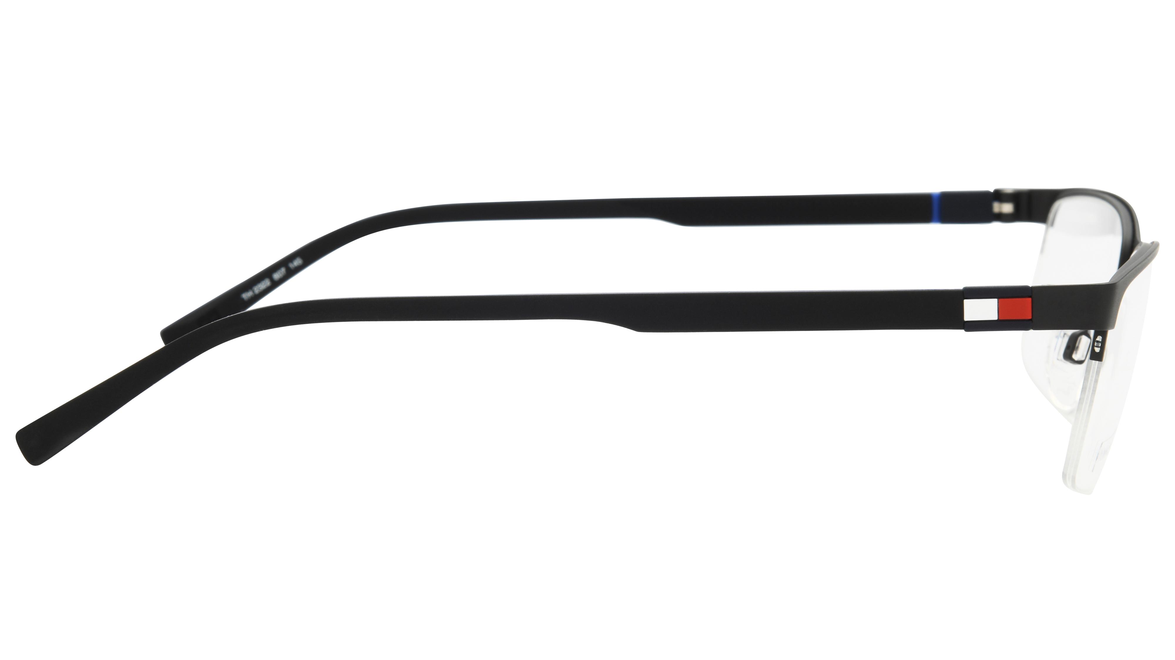 Lunettes de vue Tommy Hilfiger Homme Noir Rectangle Th2322 Droite