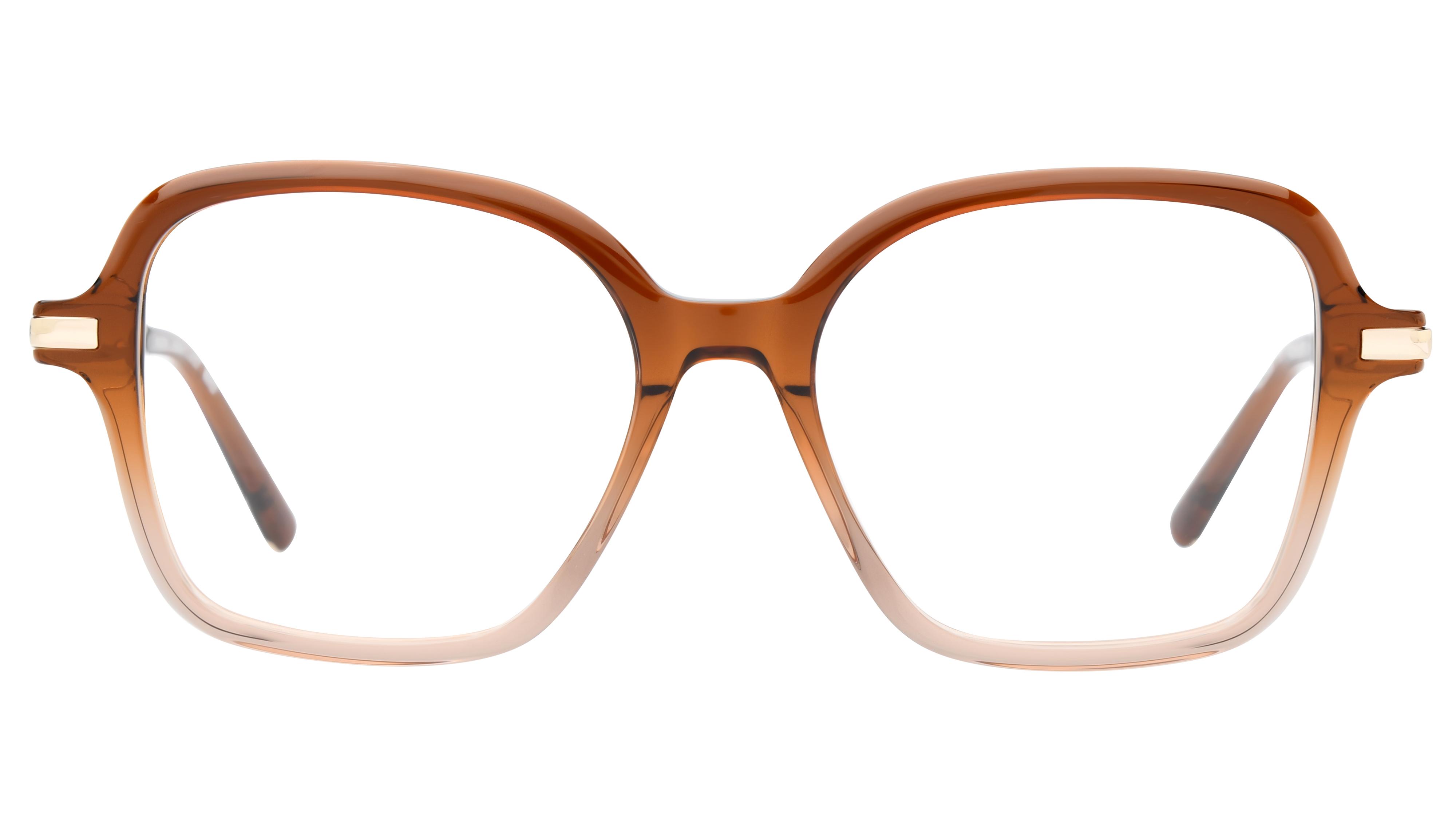 Lunettes de vue Signature Krys Femme Marron Carré Ml2606 Face