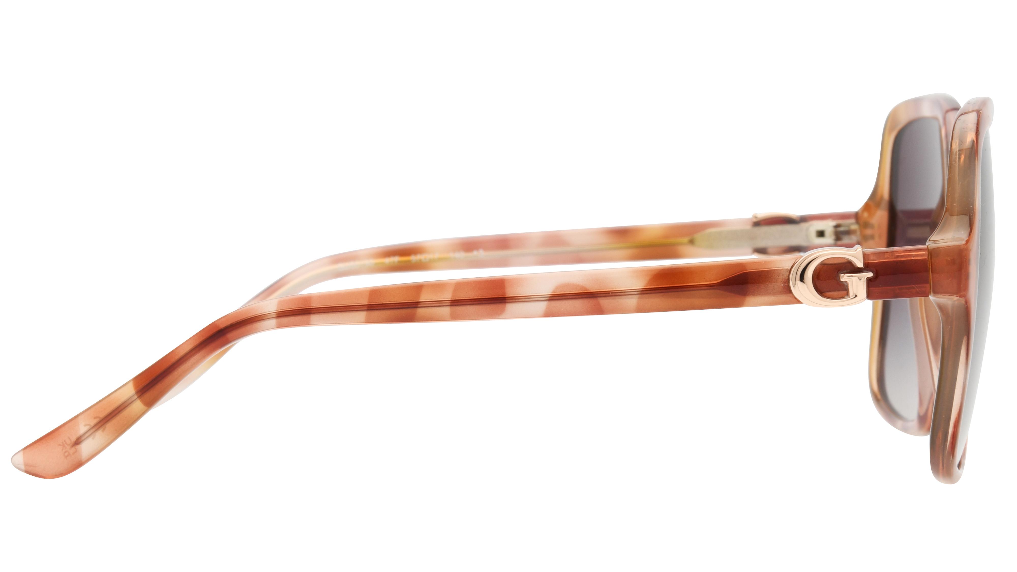 Lunettes de soleil Guess Femme Marron Carré Gu00190 Droite