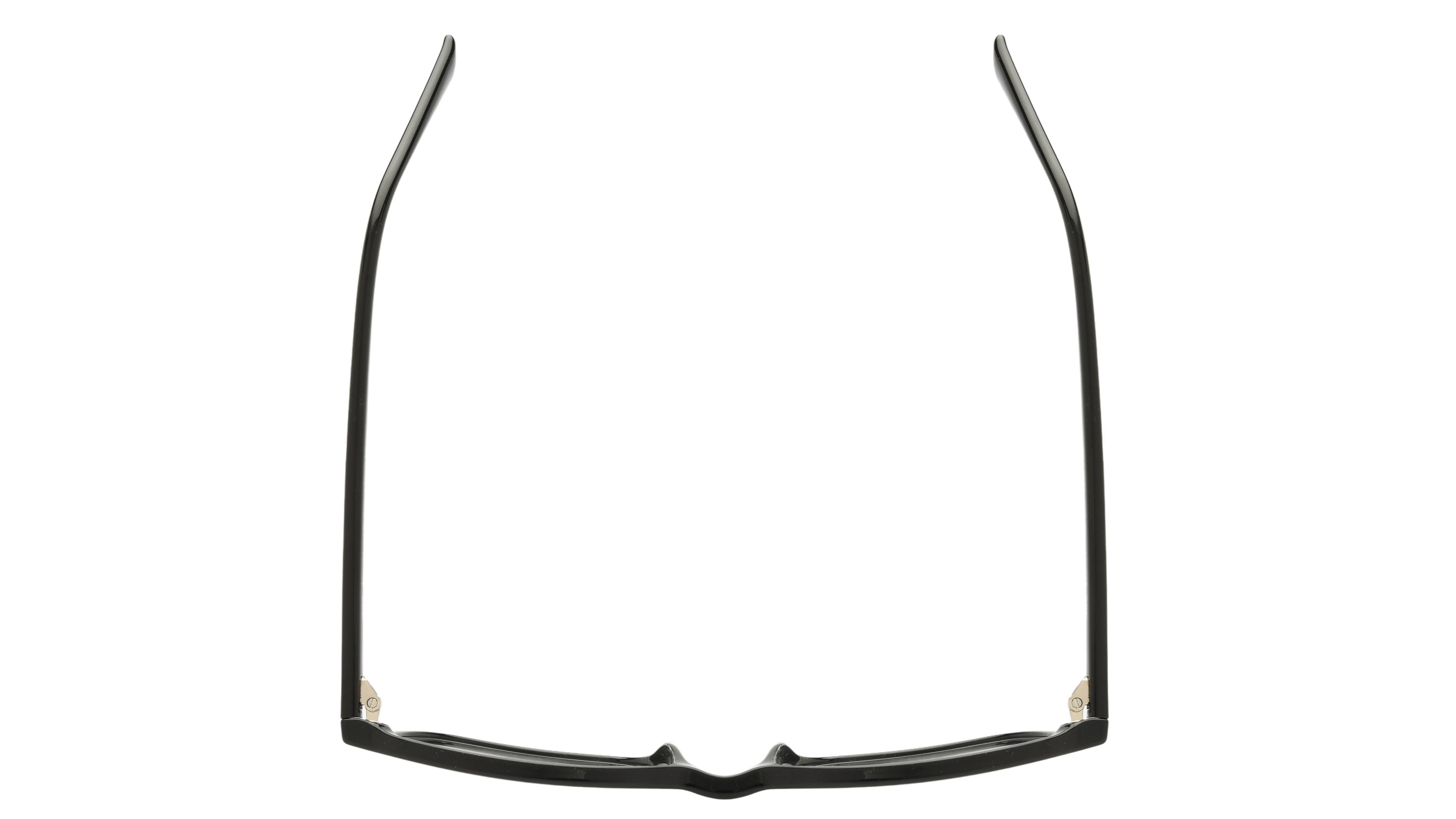 Lunettes de vue Krys Origine Homme Noir Rectangle Ess2501 Dessus
