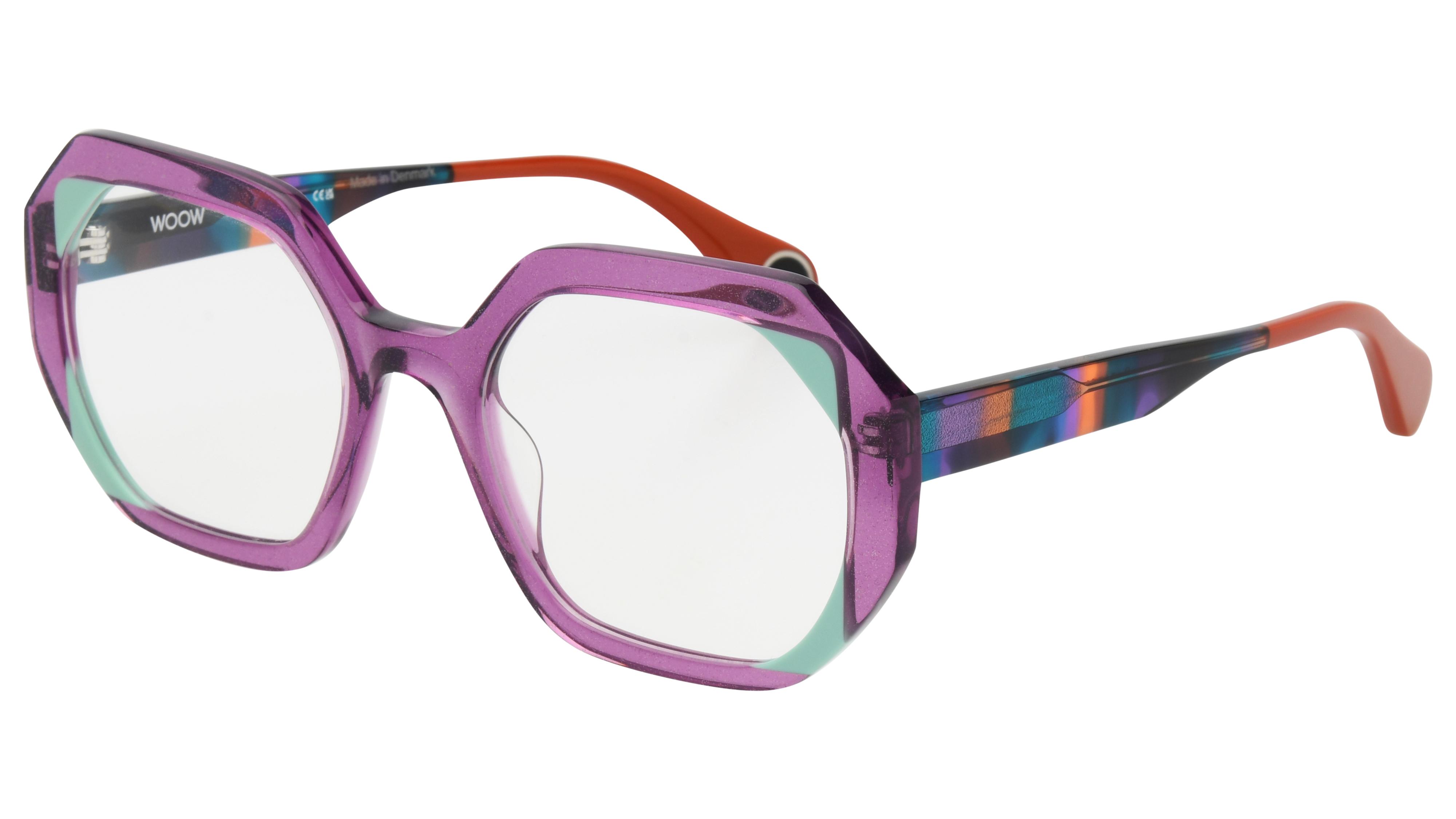 Lunettes de vue WOOW Femme Transparent Angulaire HEART Trois-Quart