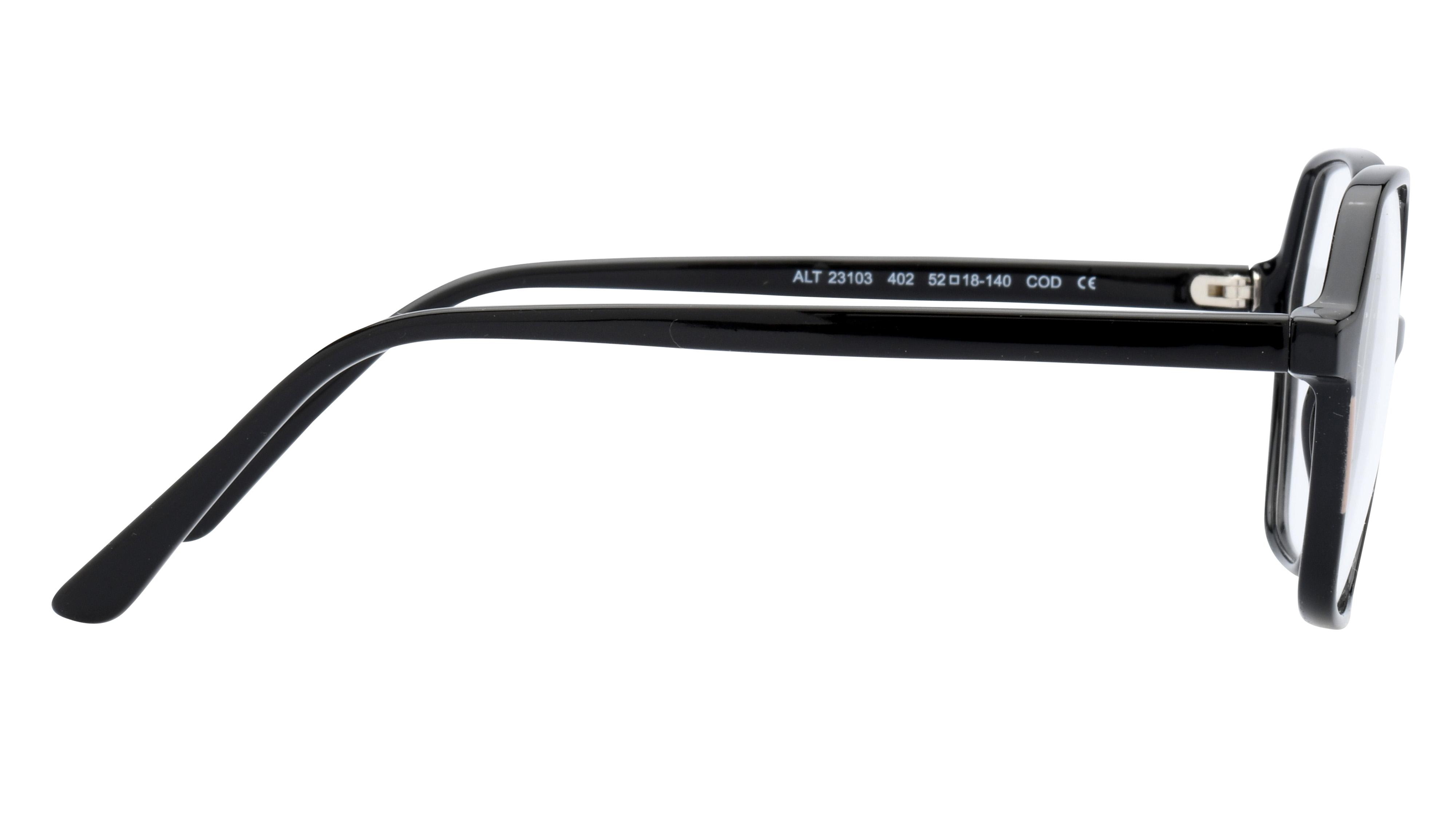 Lunettes de vue Alternance Femme Noir Carré Alt23103 Droite