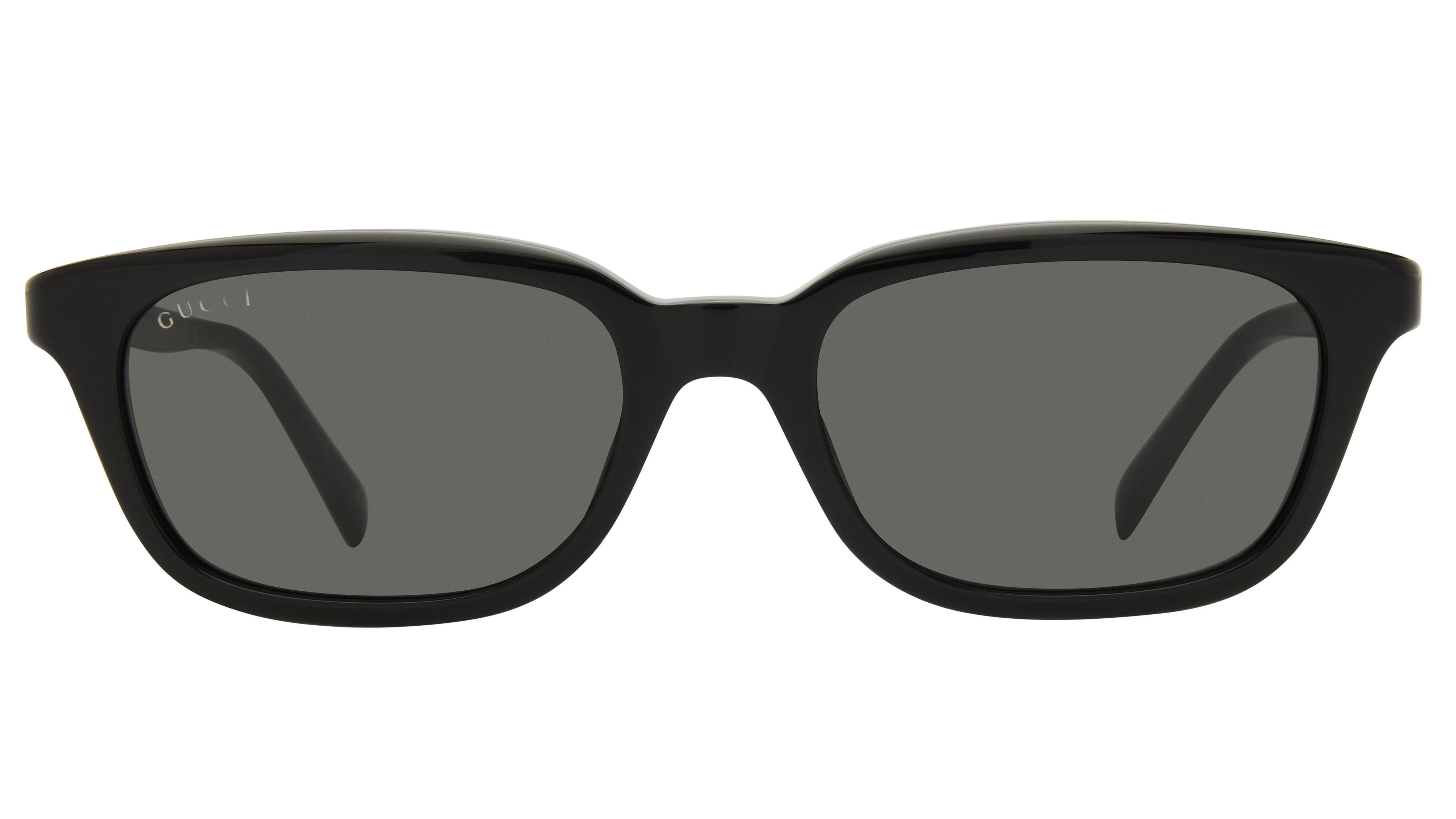 Lunettes de soleil Gucci Femme Noir Rectangle Gg2208S Face