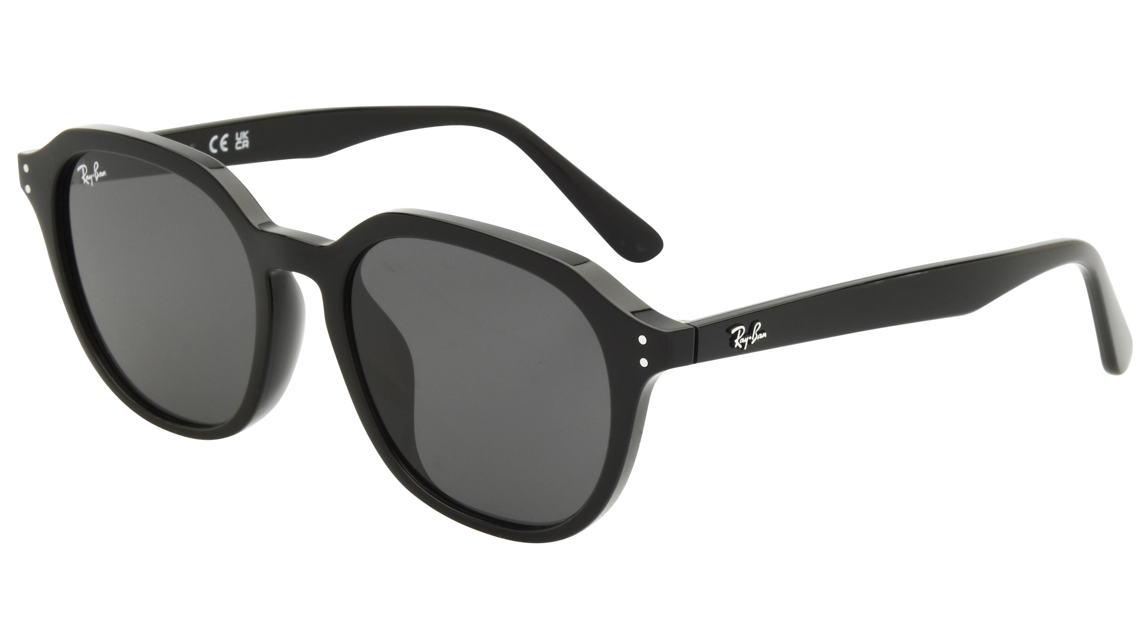 Lunettes de soleil Ray-Ban Mixte Noir Carré RB4459D Trois-Quart