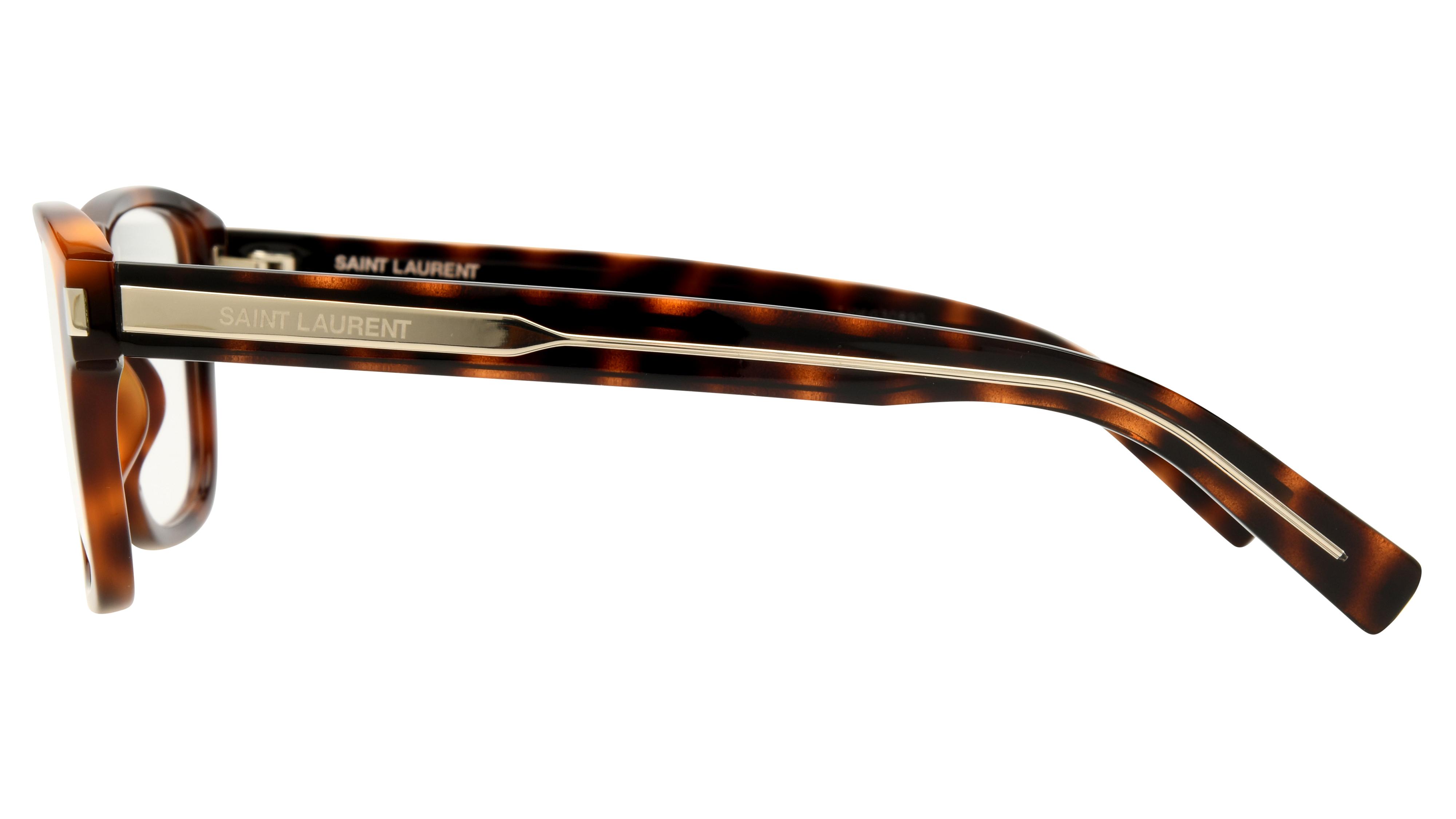 Lunettes de vue Saint Laurent Homme Écaille Rectangle SL Gauche